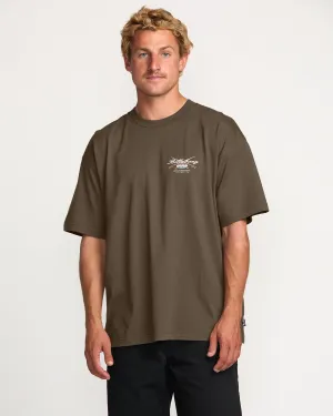 Crossboards OG Tee - Brown Billabong