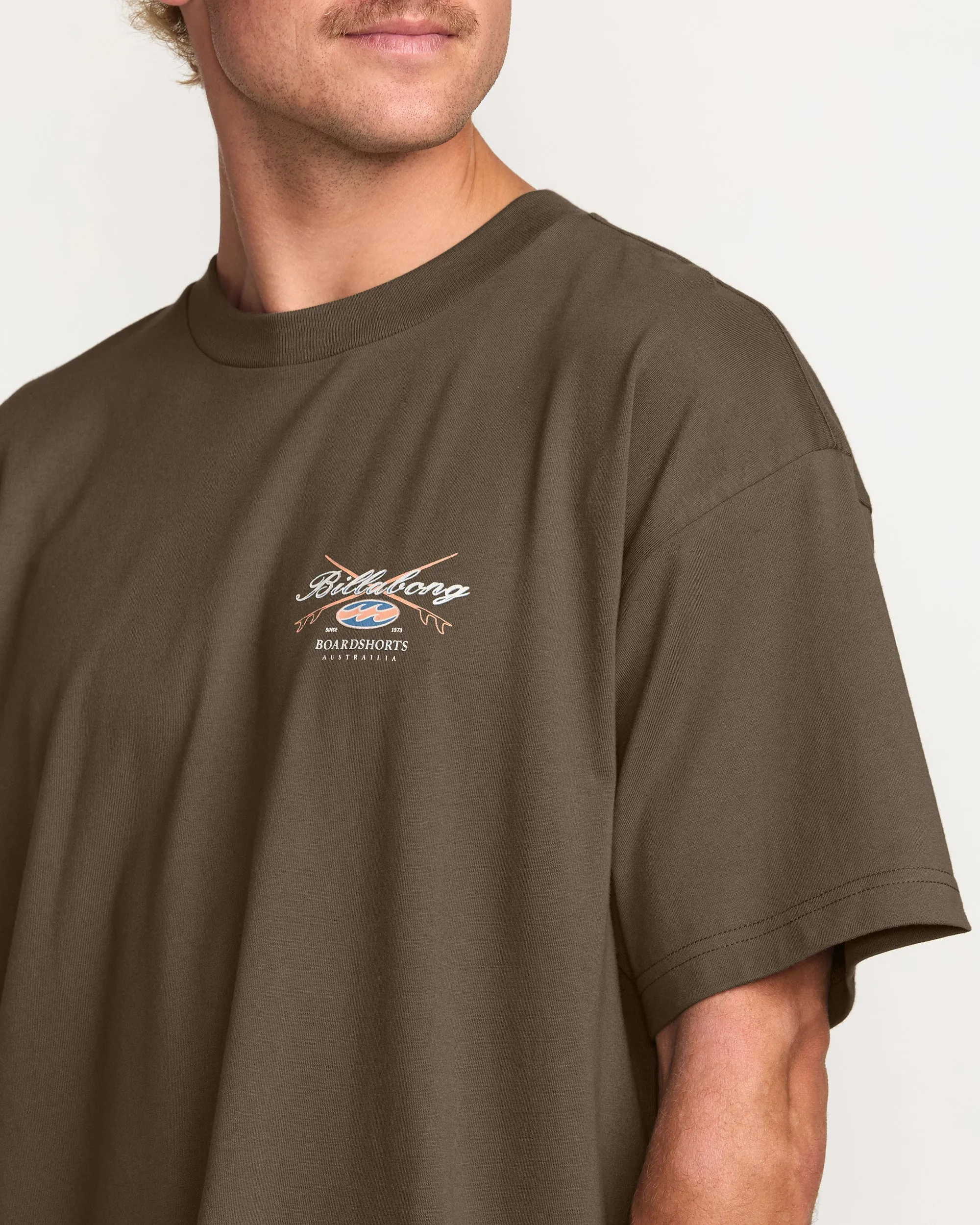Crossboards OG Tee - Brown Billabong
