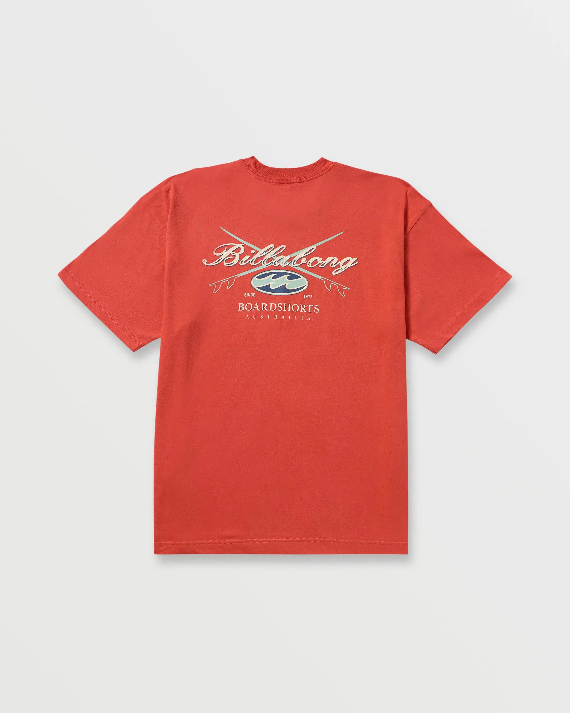Crossboards OG Tee - Burnt Red Billabong