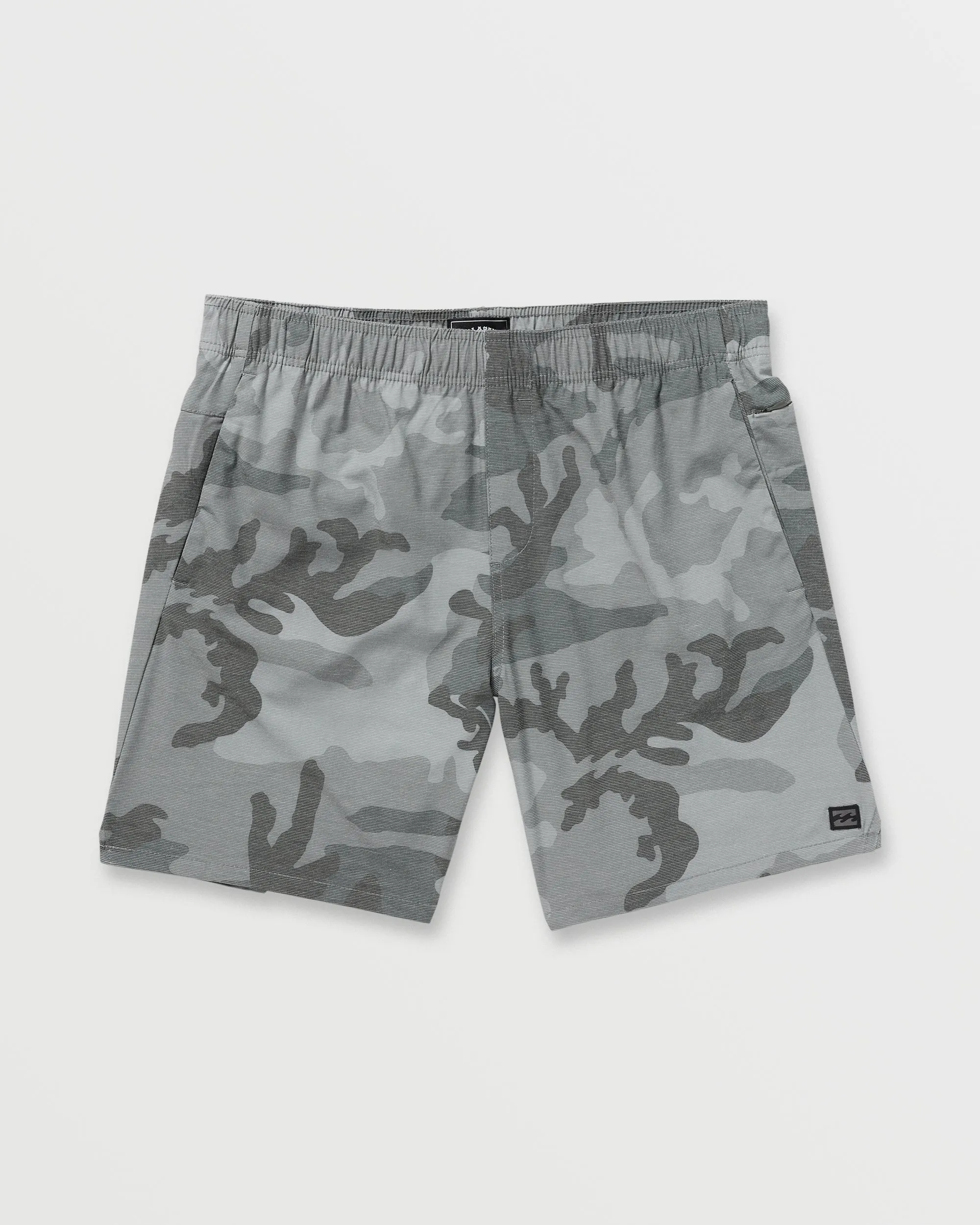 Crossfire Elastic Submersible 18" Hybrid Shorts - Black Camo Billabong