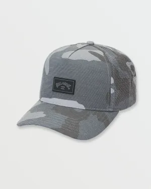 Crossfire Snapback Hat - Black Camo Billabong