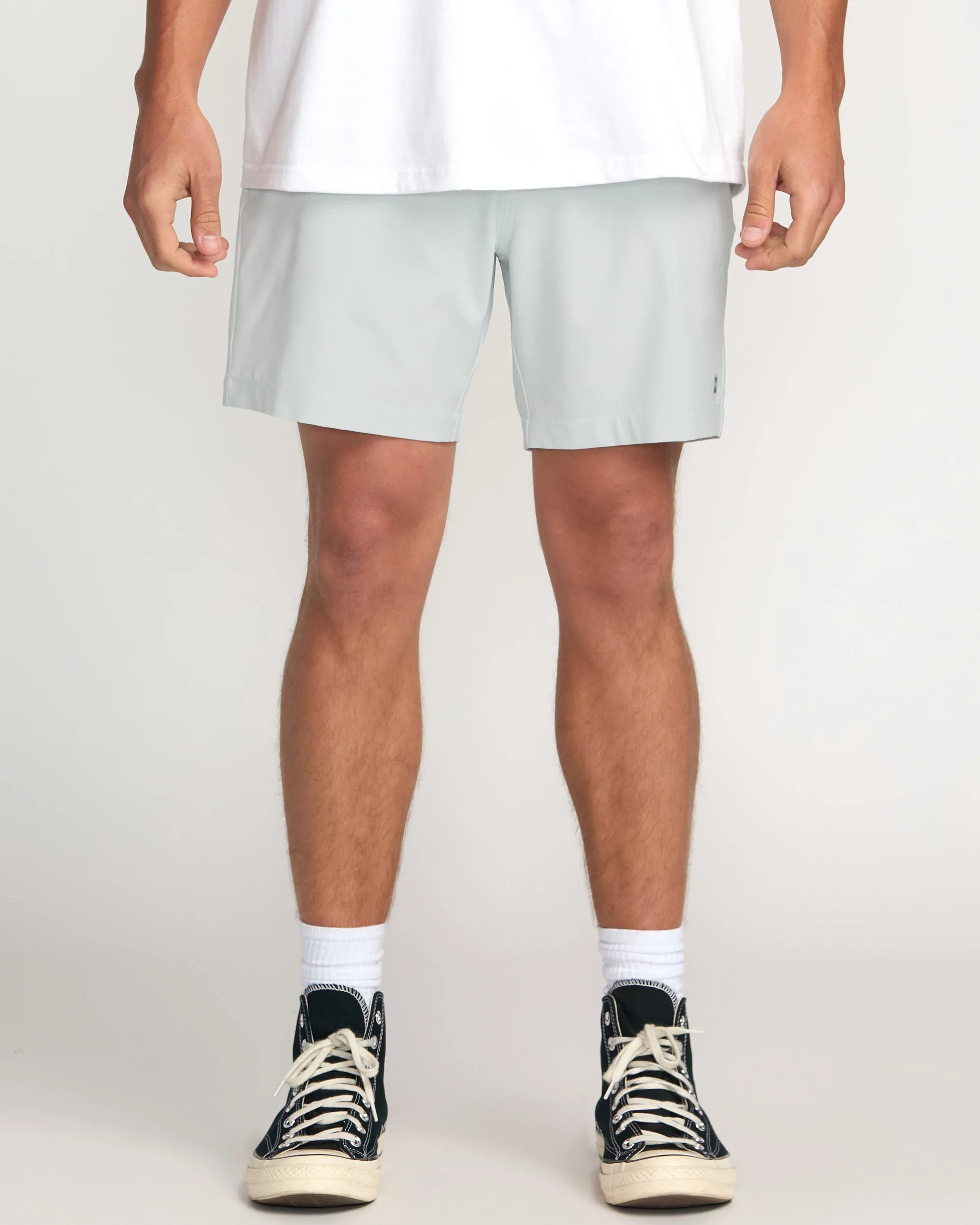 Crossfire Submersible 17" Hybrid Shorts - Ash Blue Billabong