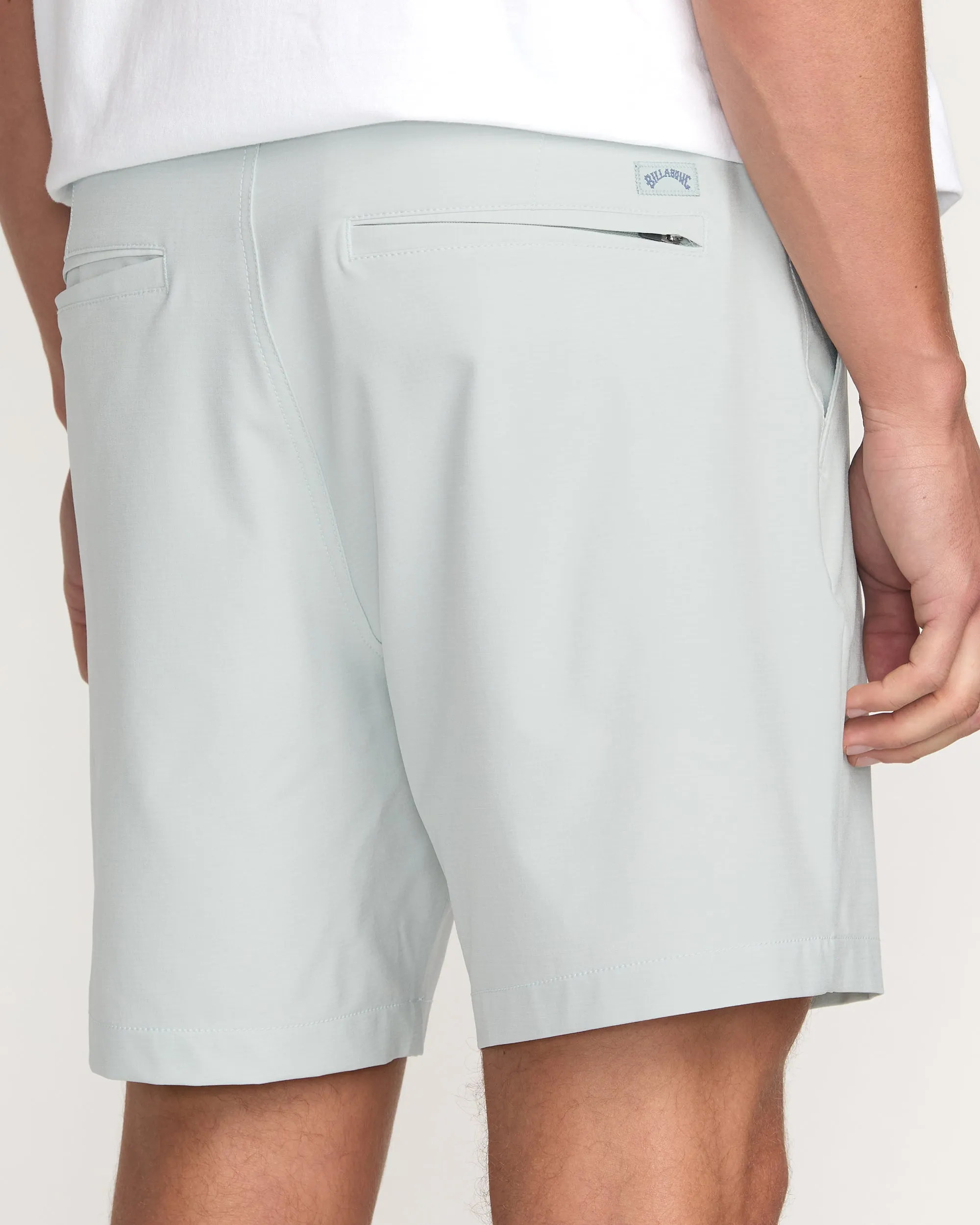 Crossfire Submersible 17" Hybrid Shorts - Ash Blue Billabong