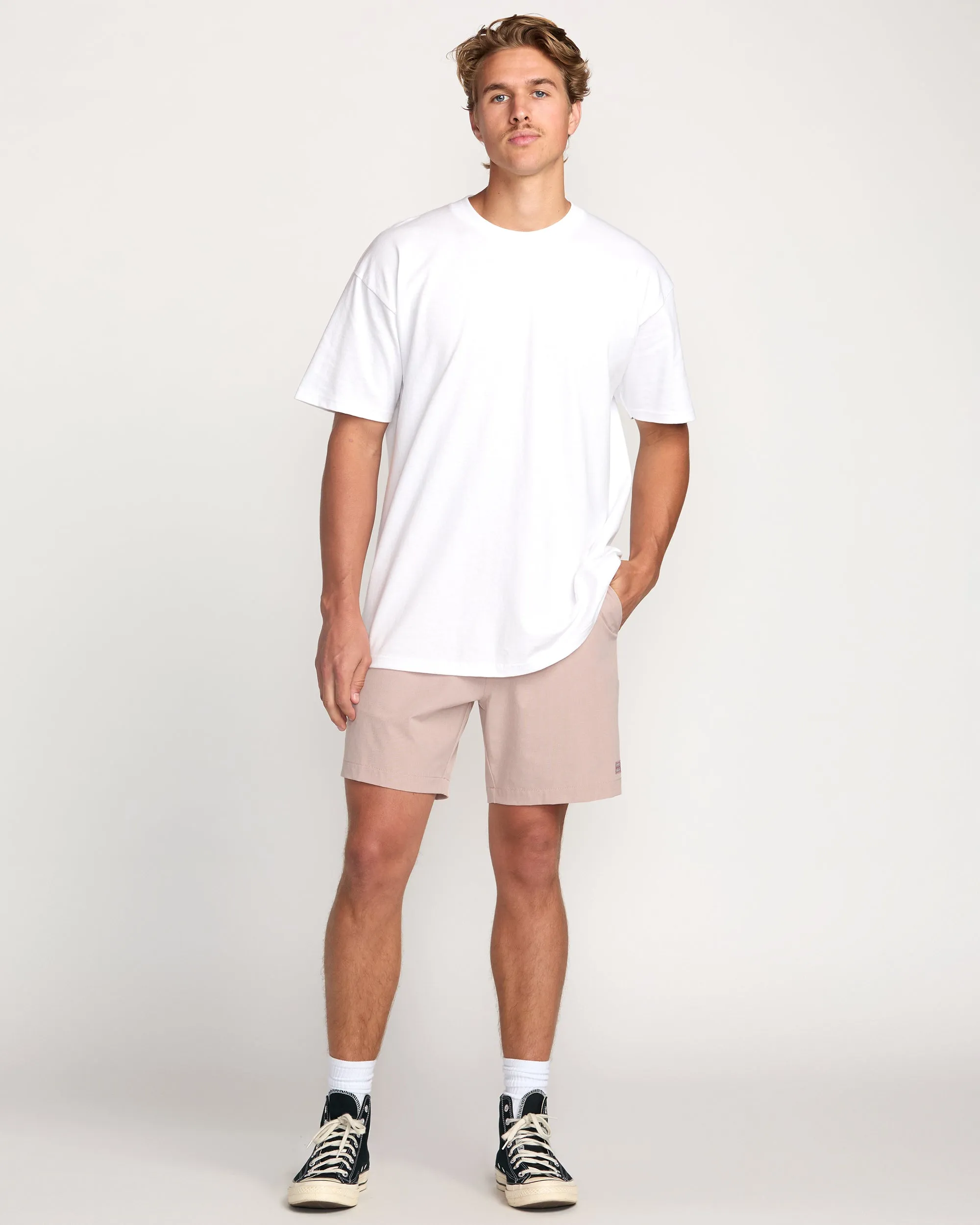 Crossfire Submersible 17" Hybrid Shorts - Dusty Pink Billabong