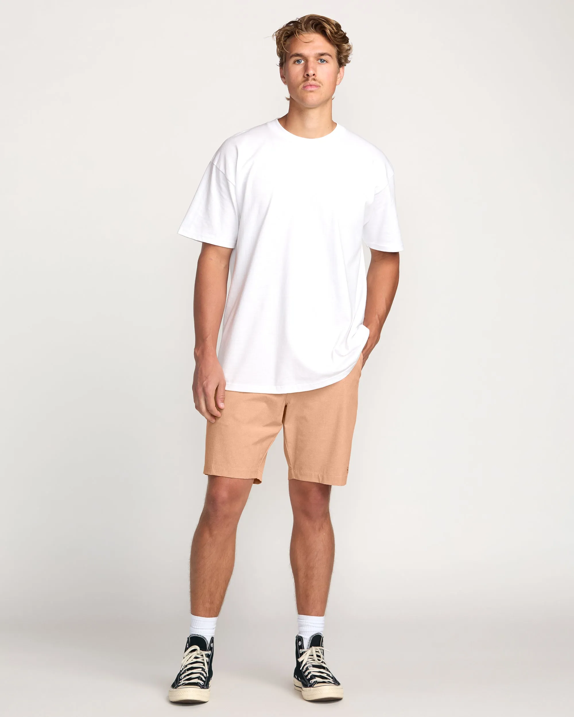 Crossfire Submersible 19" Hybrid Shorts - Coral Haze Billabong
