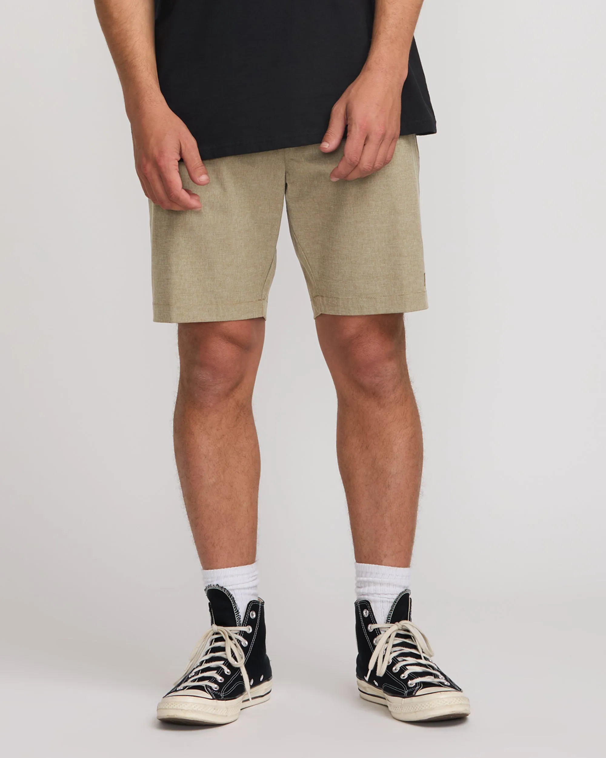 Crossfire Submersible 19" Hybrid Shorts - Khaki Billabong