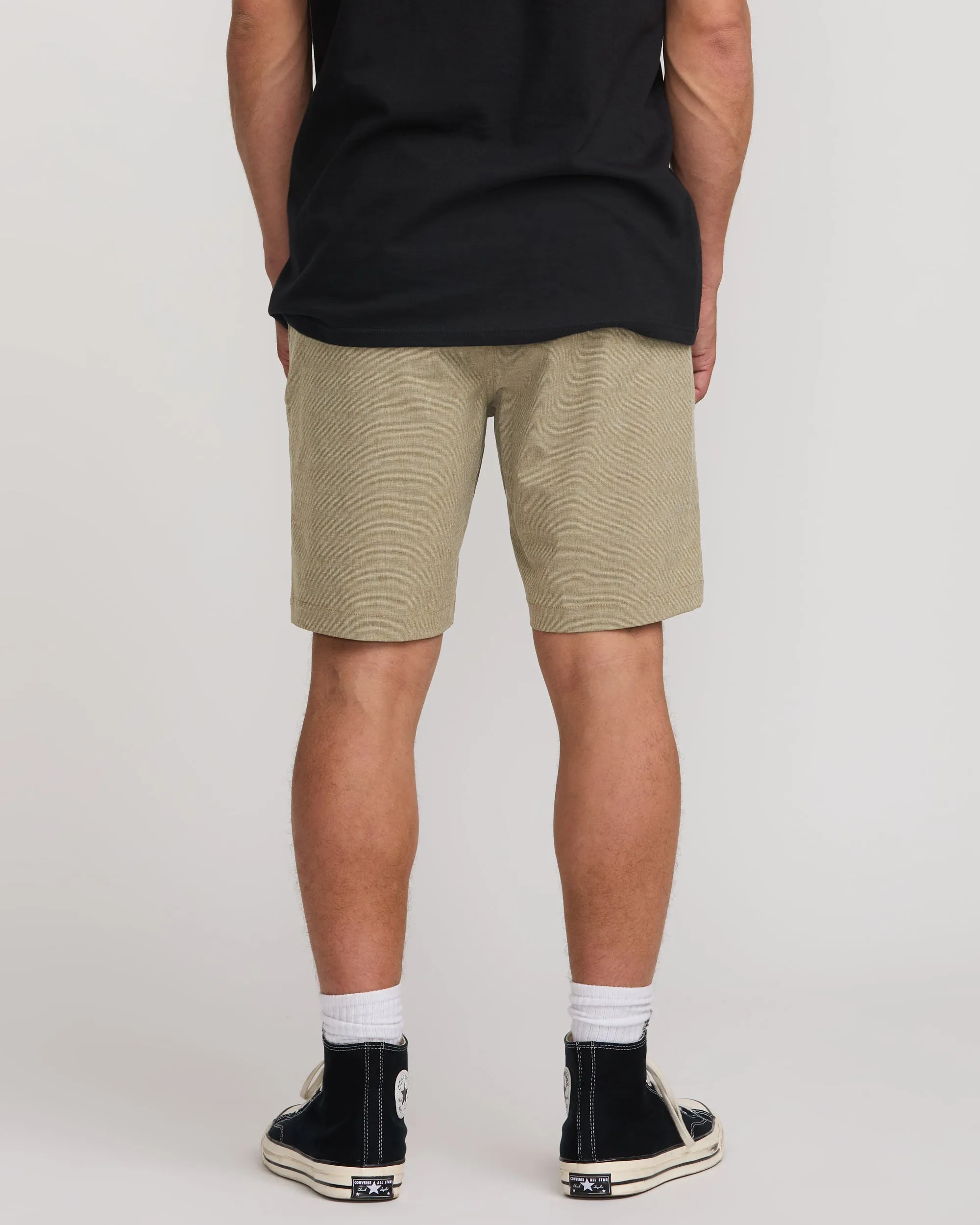 Crossfire Submersible 19" Hybrid Shorts - Khaki Billabong