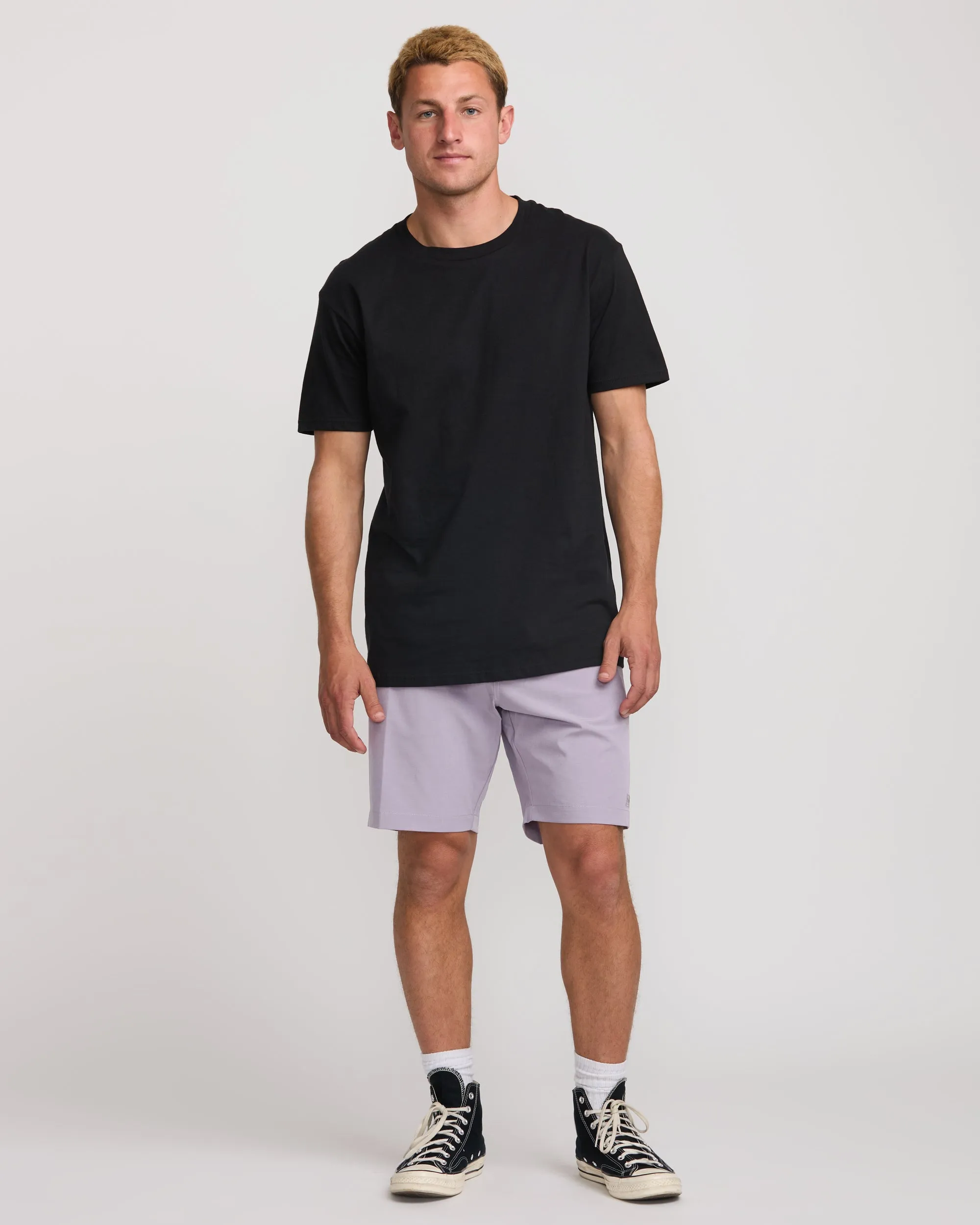 Crossfire Submersible 19" Hybrid Shorts - Light Purple Billabong