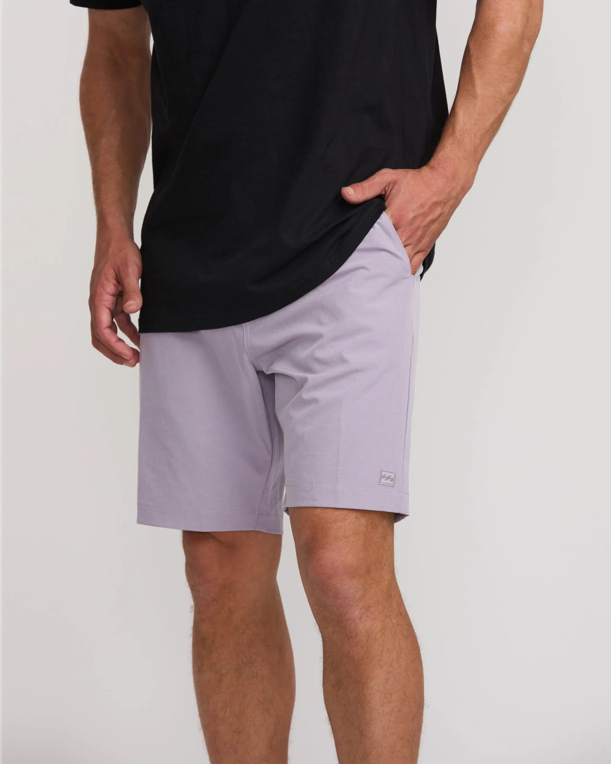 Crossfire Submersible 19" Hybrid Shorts - Light Purple Billabong
