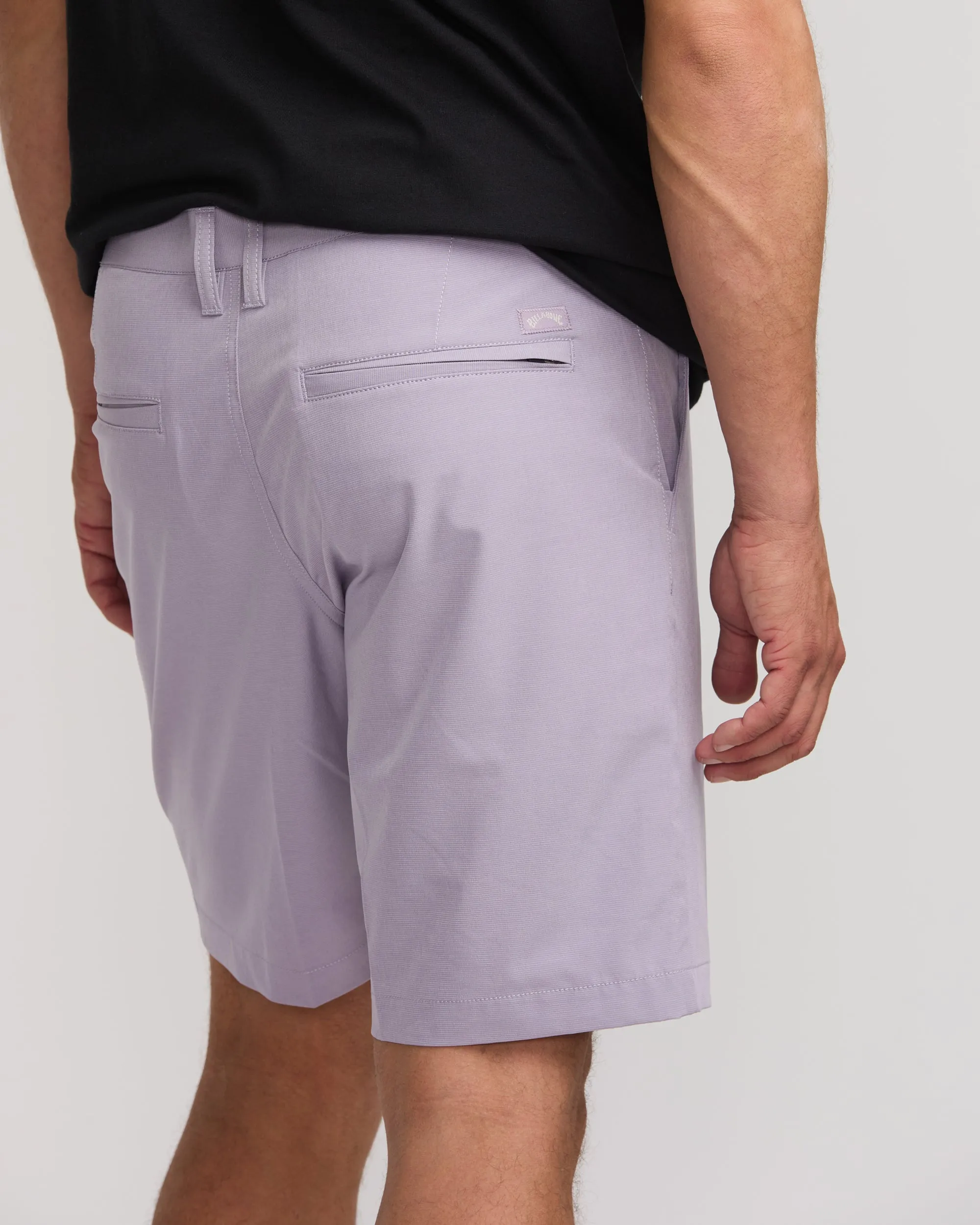 Crossfire Submersible 19" Hybrid Shorts - Light Purple Billabong