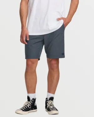 Crossfire Submersible 19" Hybrid Shorts - Navy Billabong