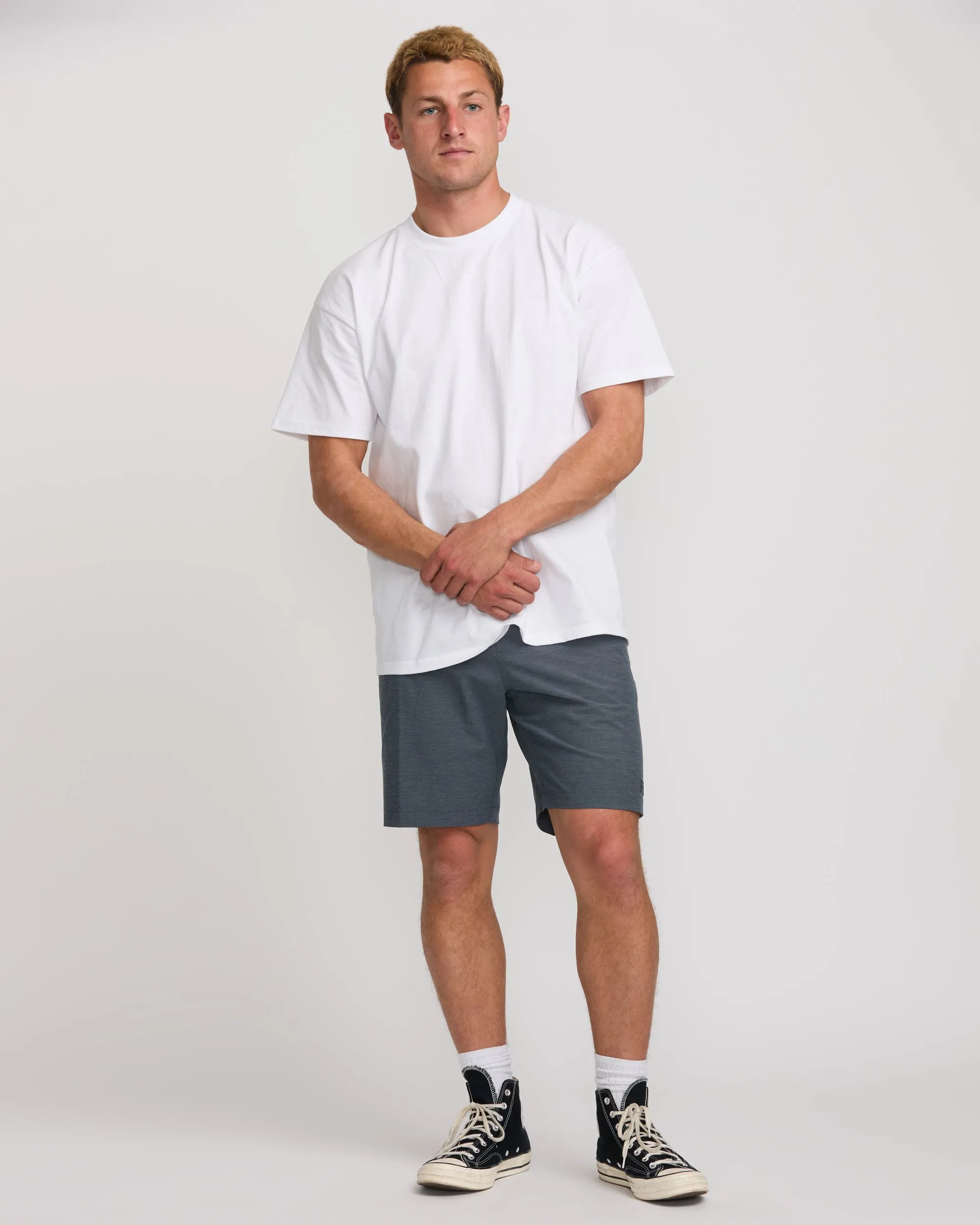 Crossfire Submersible 19" Hybrid Shorts - Navy Billabong