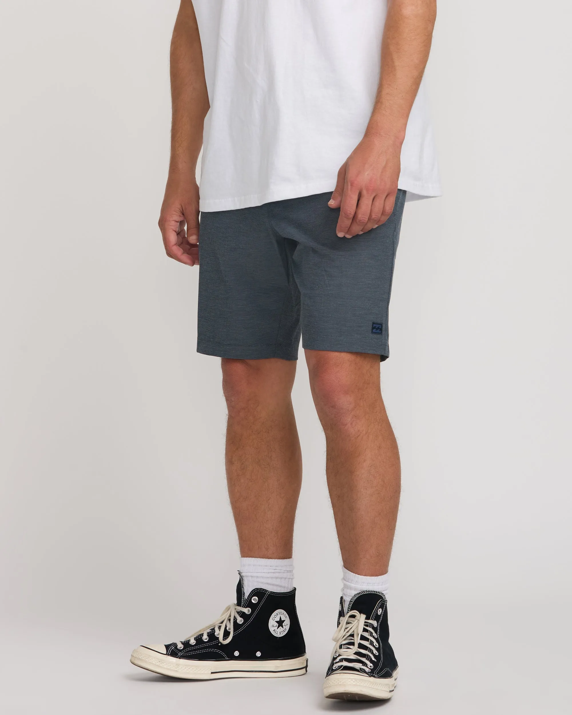Crossfire Submersible 19" Hybrid Shorts - Navy Billabong