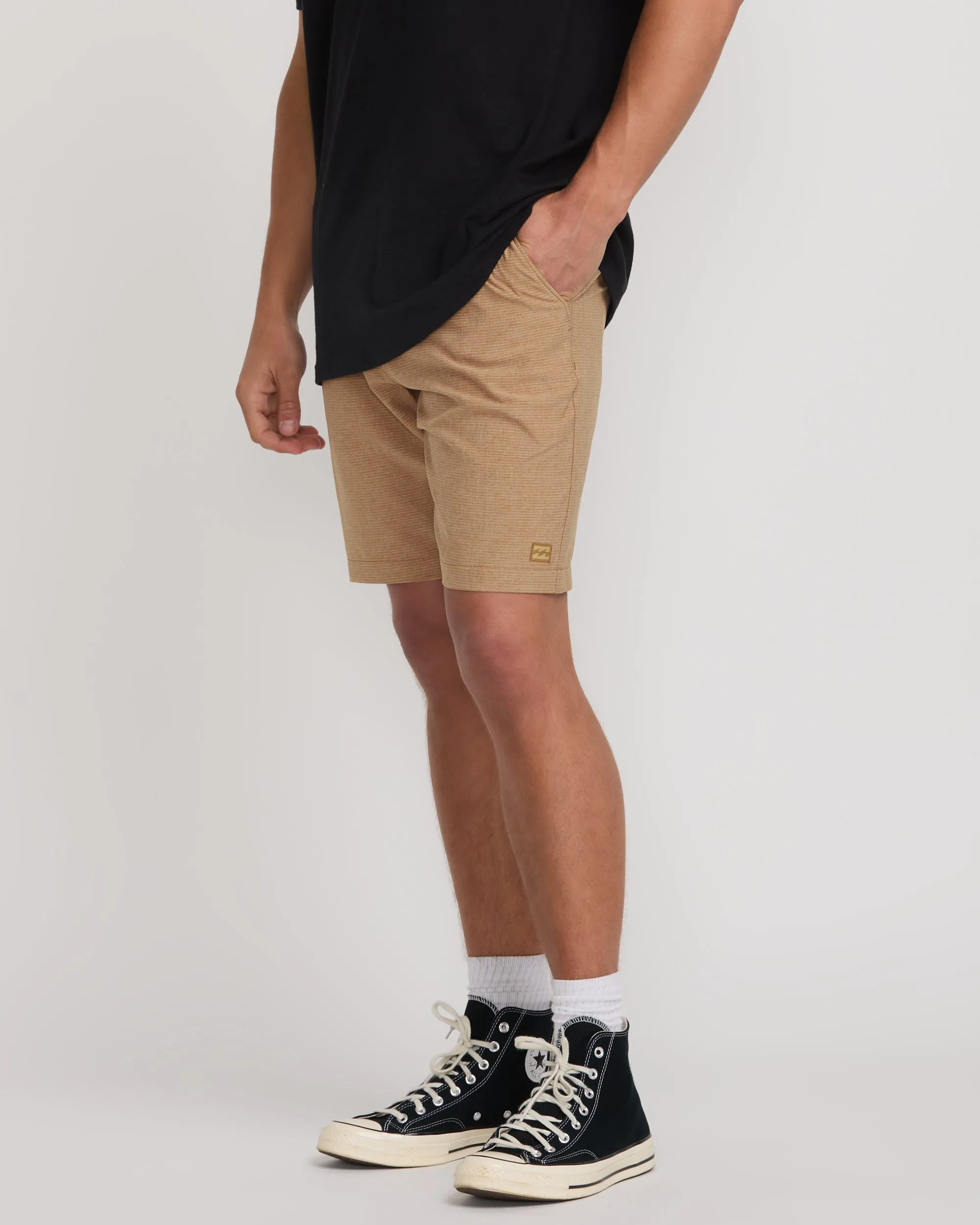 Crossfire Submersible 19" Hybrid Shorts - Tobacco Billabong