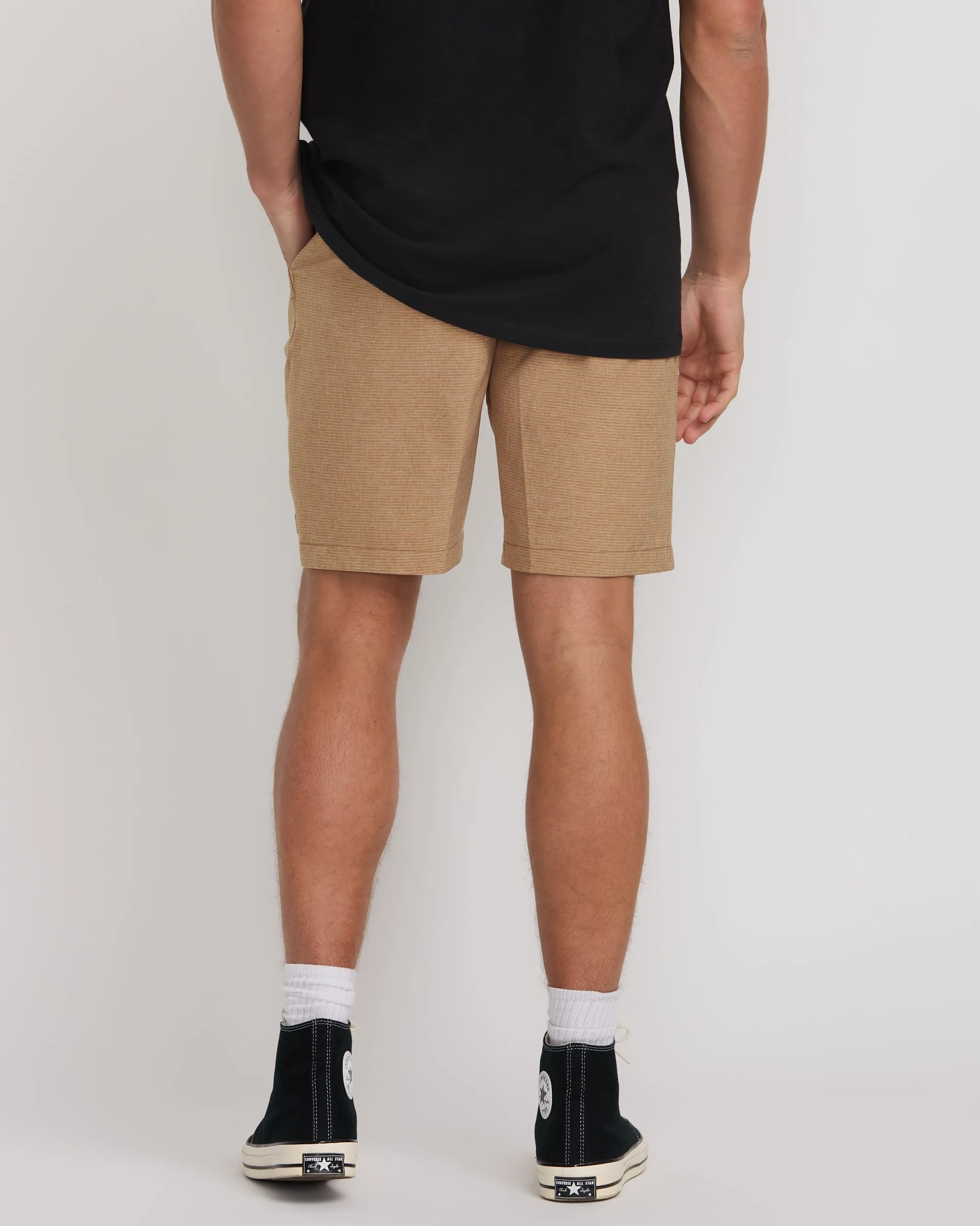Crossfire Submersible 19" Hybrid Shorts - Tobacco Billabong
