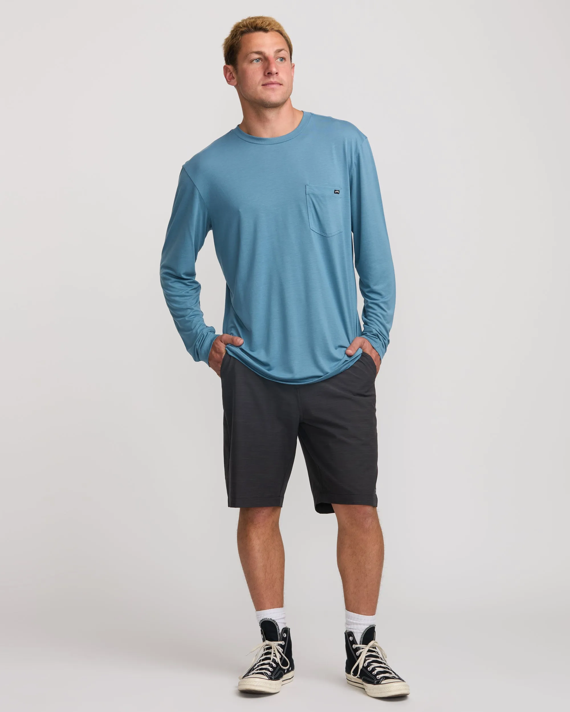 Crossfire Submersible 21" Hybrid Shorts - Black Billabong