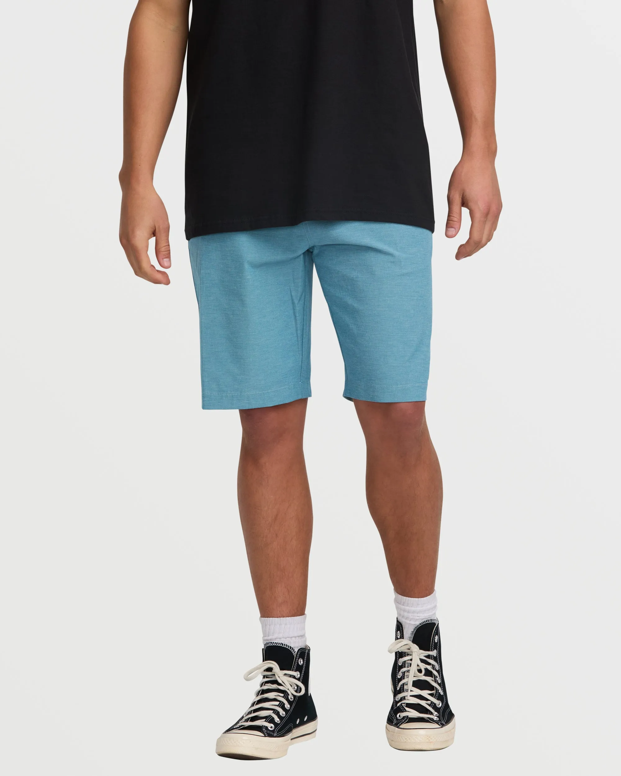 Crossfire Submersible 21" Hybrid Shorts - Glacier Blue Billabong