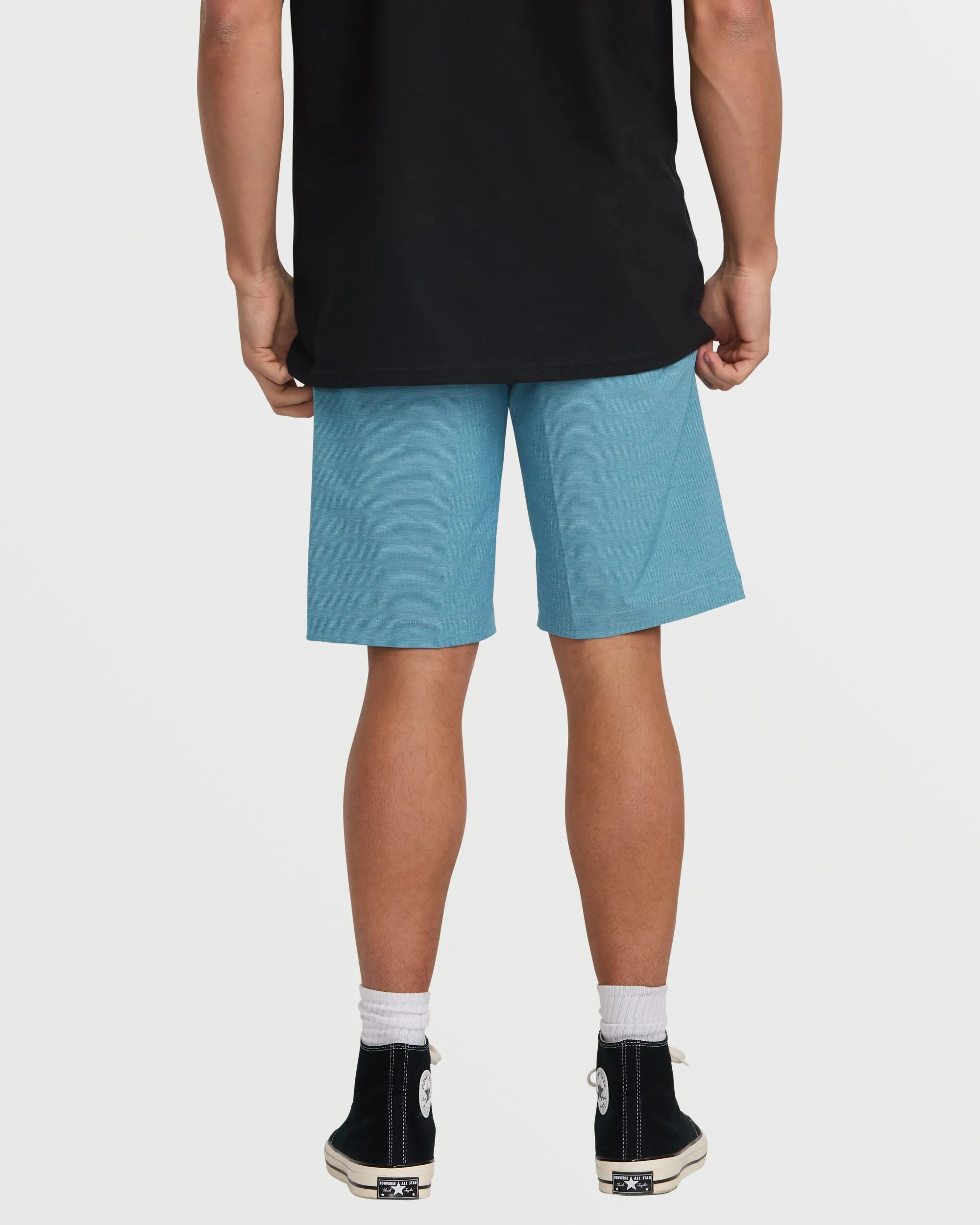 Crossfire Submersible 21" Hybrid Shorts - Glacier Blue Billabong