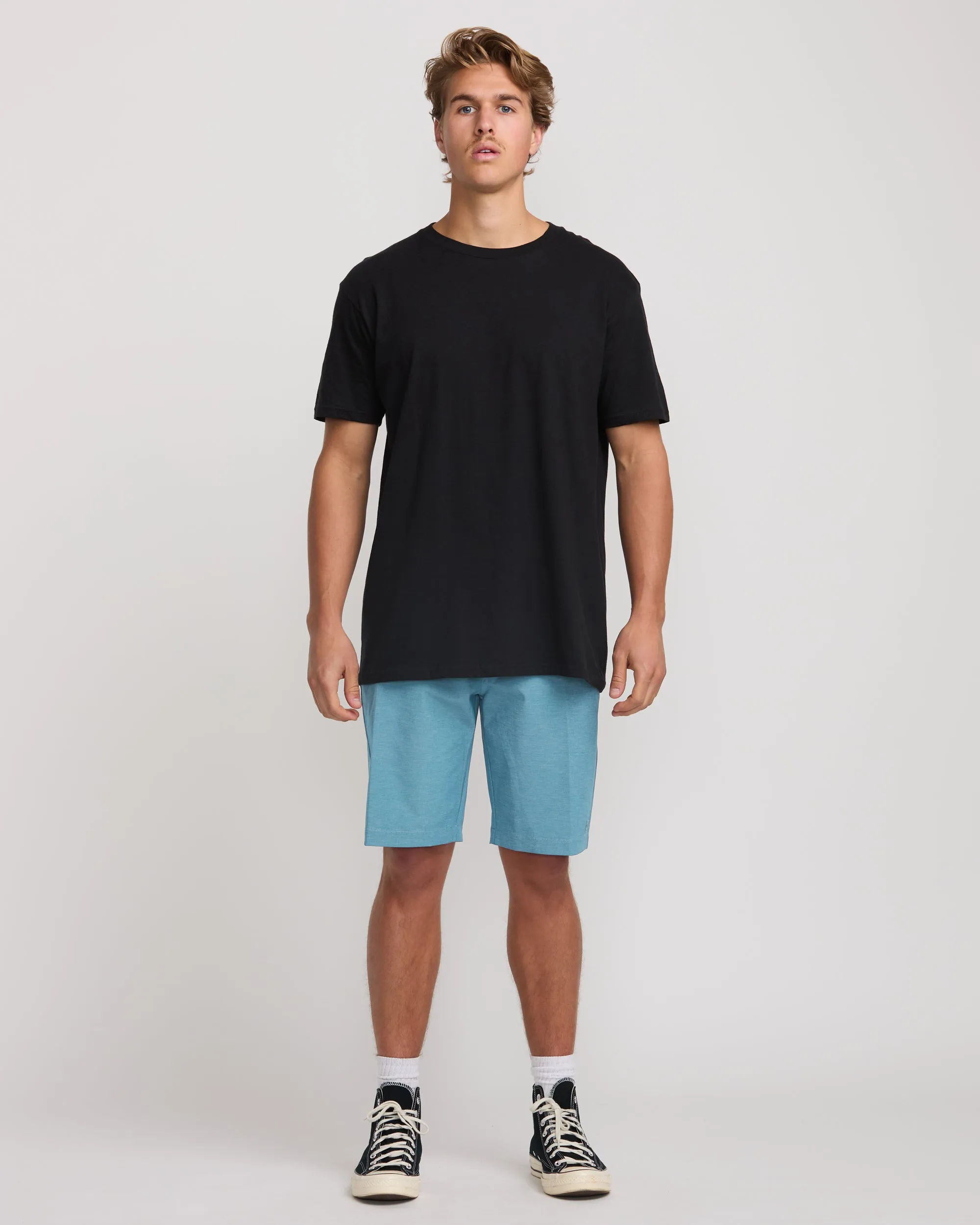 Crossfire Submersible 21" Hybrid Shorts - Glacier Blue Billabong
