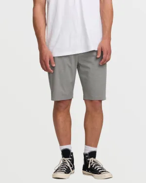 Crossfire Submersible 21" Hybrid Shorts - Grey Billabong