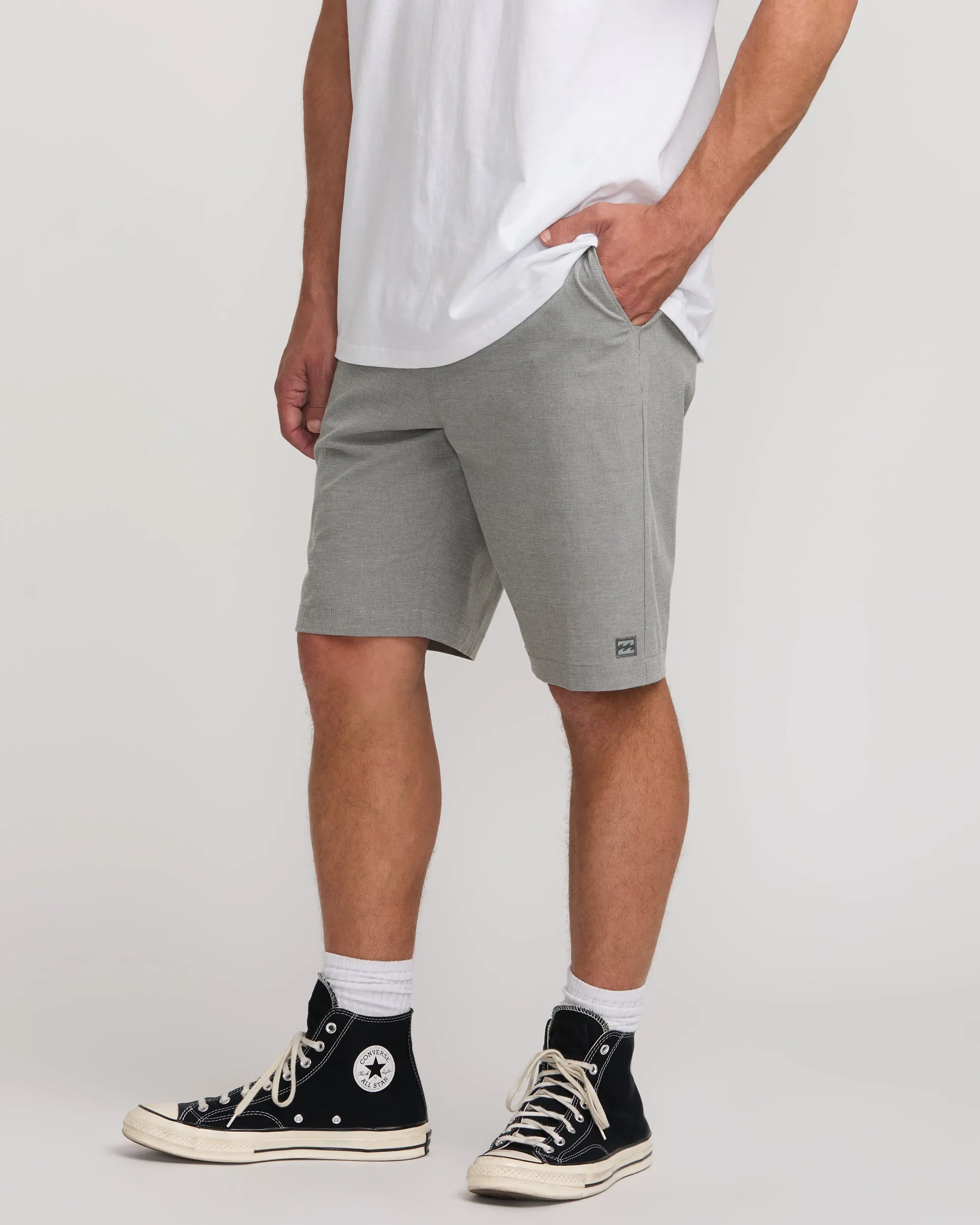 Crossfire Submersible 21" Hybrid Shorts - Grey Billabong