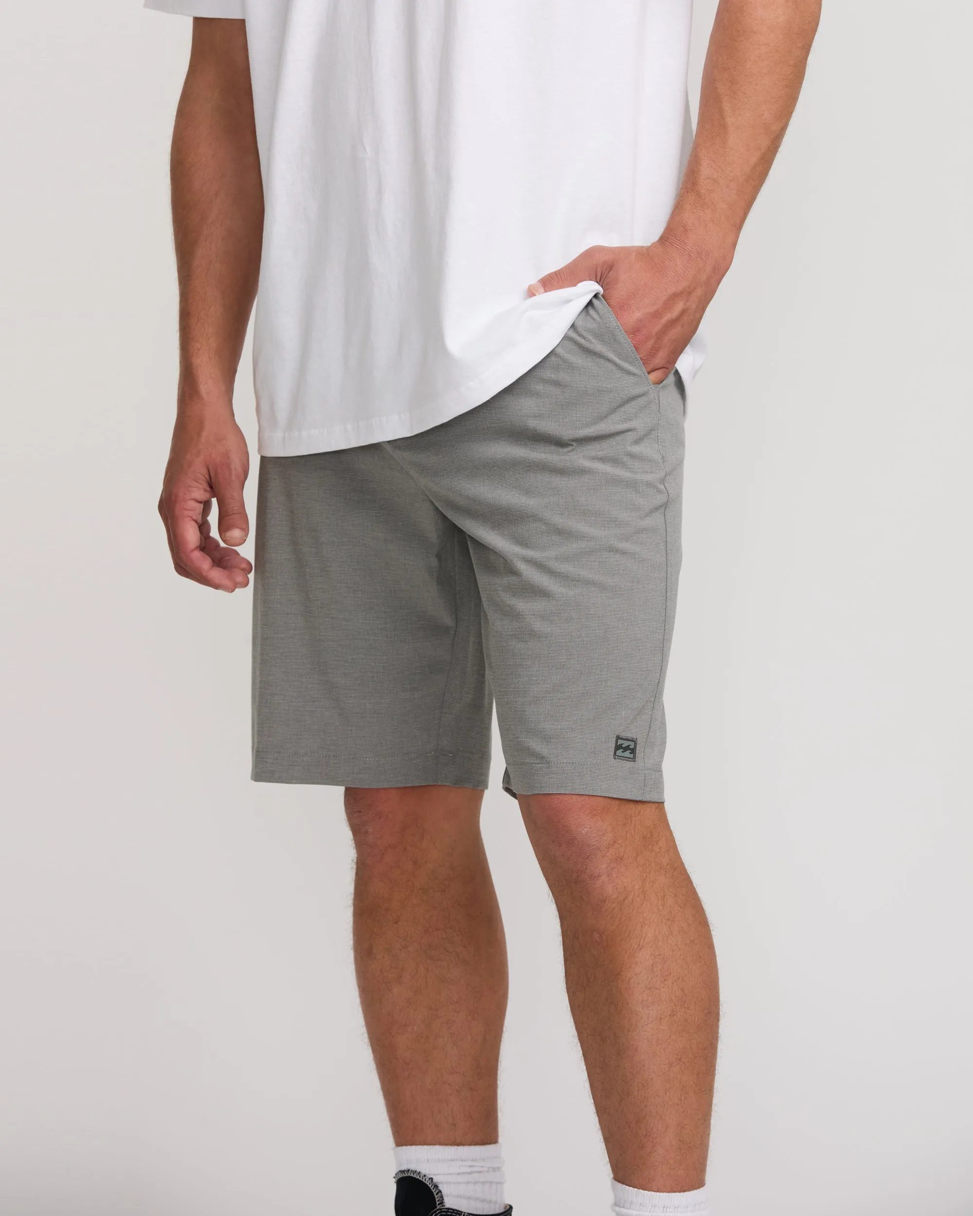 Crossfire Submersible 21" Hybrid Shorts - Grey Billabong