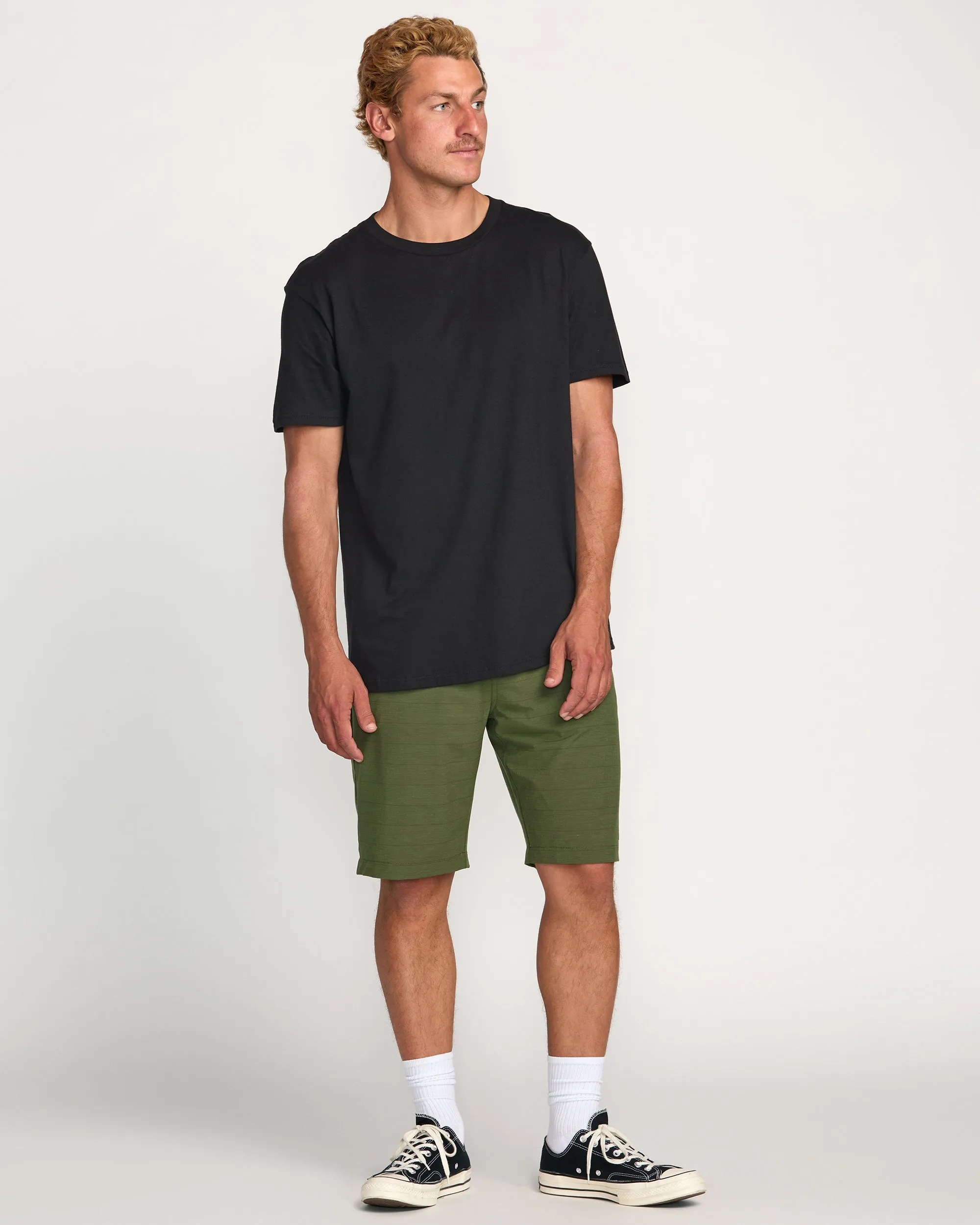 Crossfire Submersible 21" Hybrid Shorts - Olive Billabong