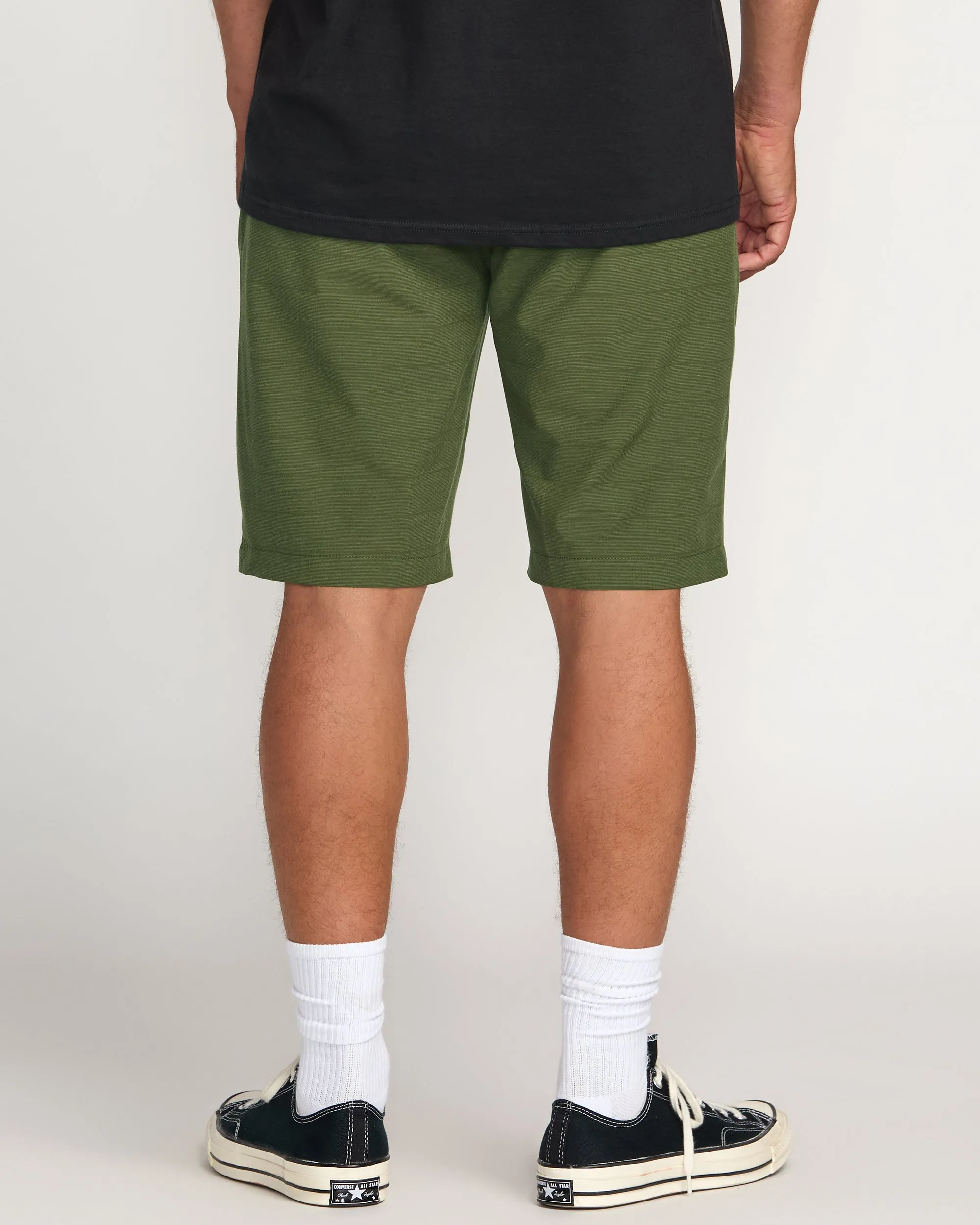 Crossfire Submersible 21" Hybrid Shorts - Olive Billabong