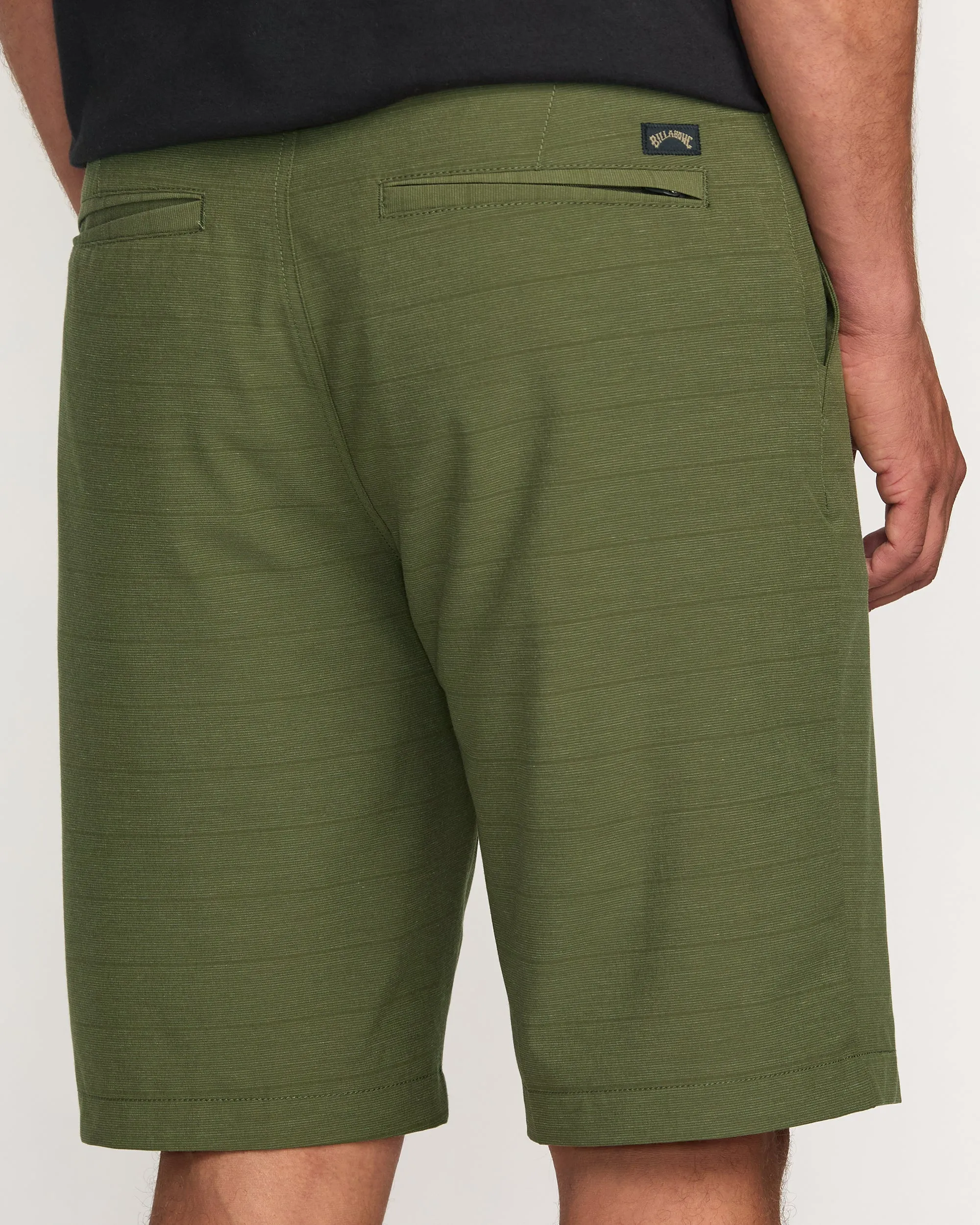 Crossfire Submersible 21" Hybrid Shorts - Olive Billabong