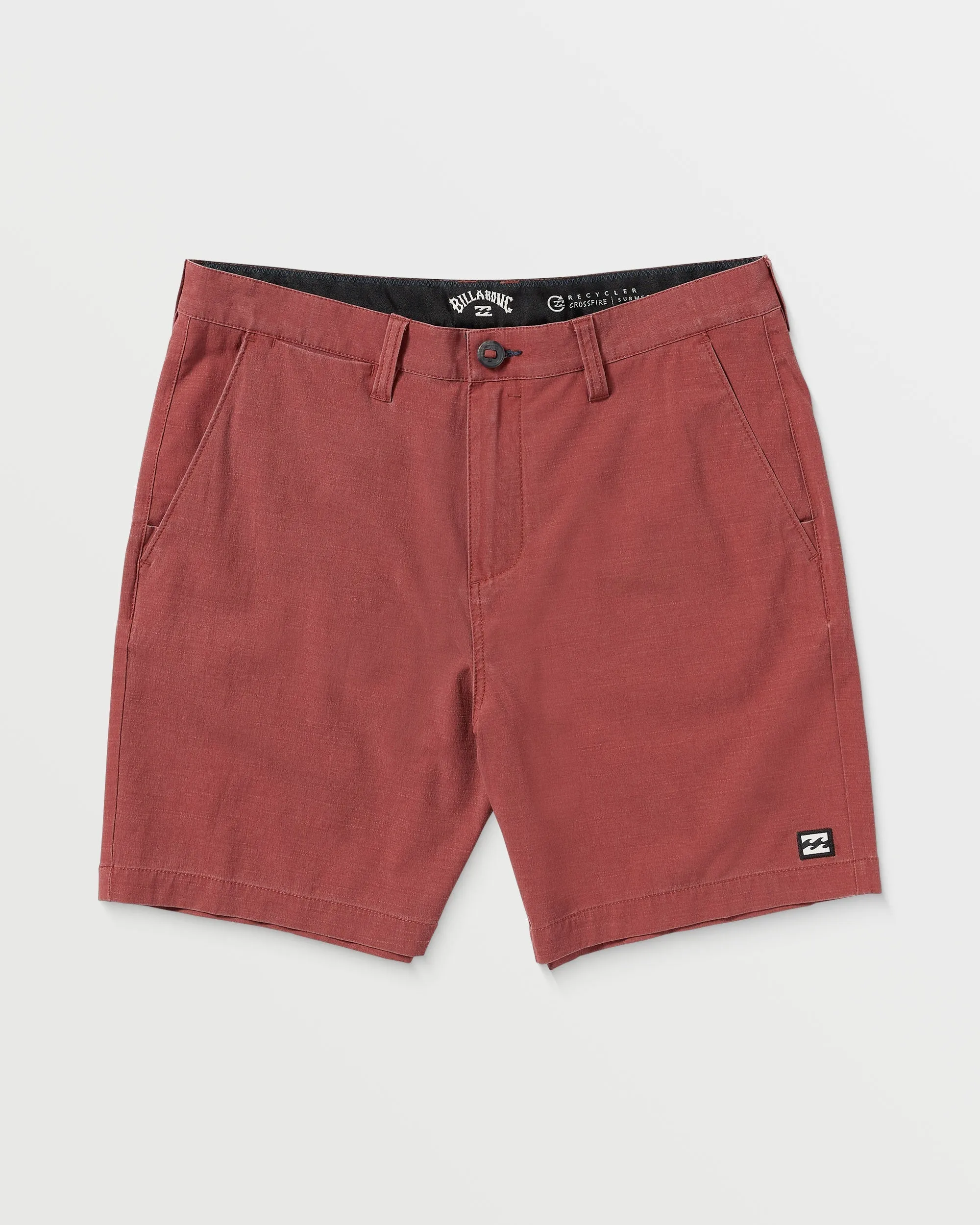 Crossfire Wave Wash Submersible 18" Hybrid Shorts - Dusty Red Billabong