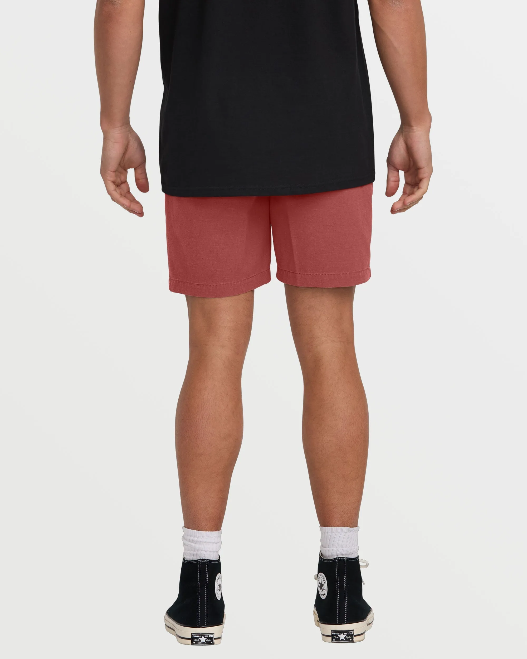 Crossfire Wave Wash Submersible 18" Hybrid Shorts - Dusty Red Billabong