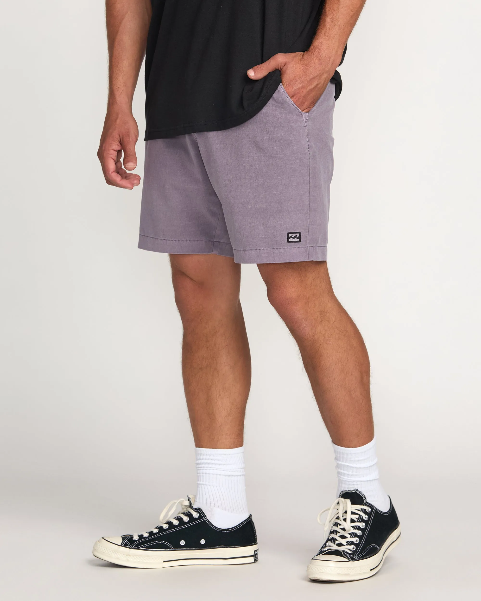 Crossfire Wave Wash Submersible 18" Hybrid Shorts - Light Purple Billabong