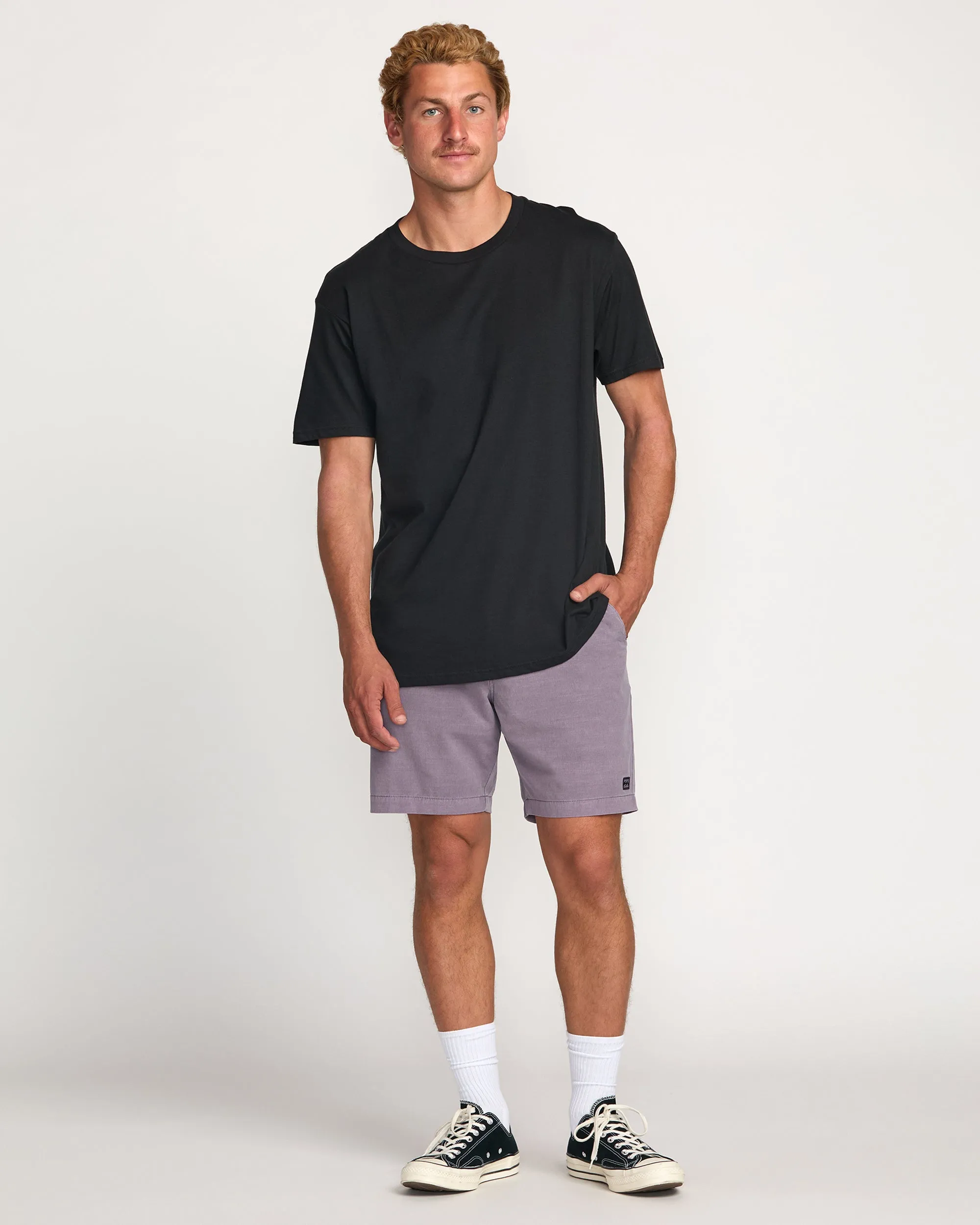 Crossfire Wave Wash Submersible 18" Hybrid Shorts - Light Purple Billabong