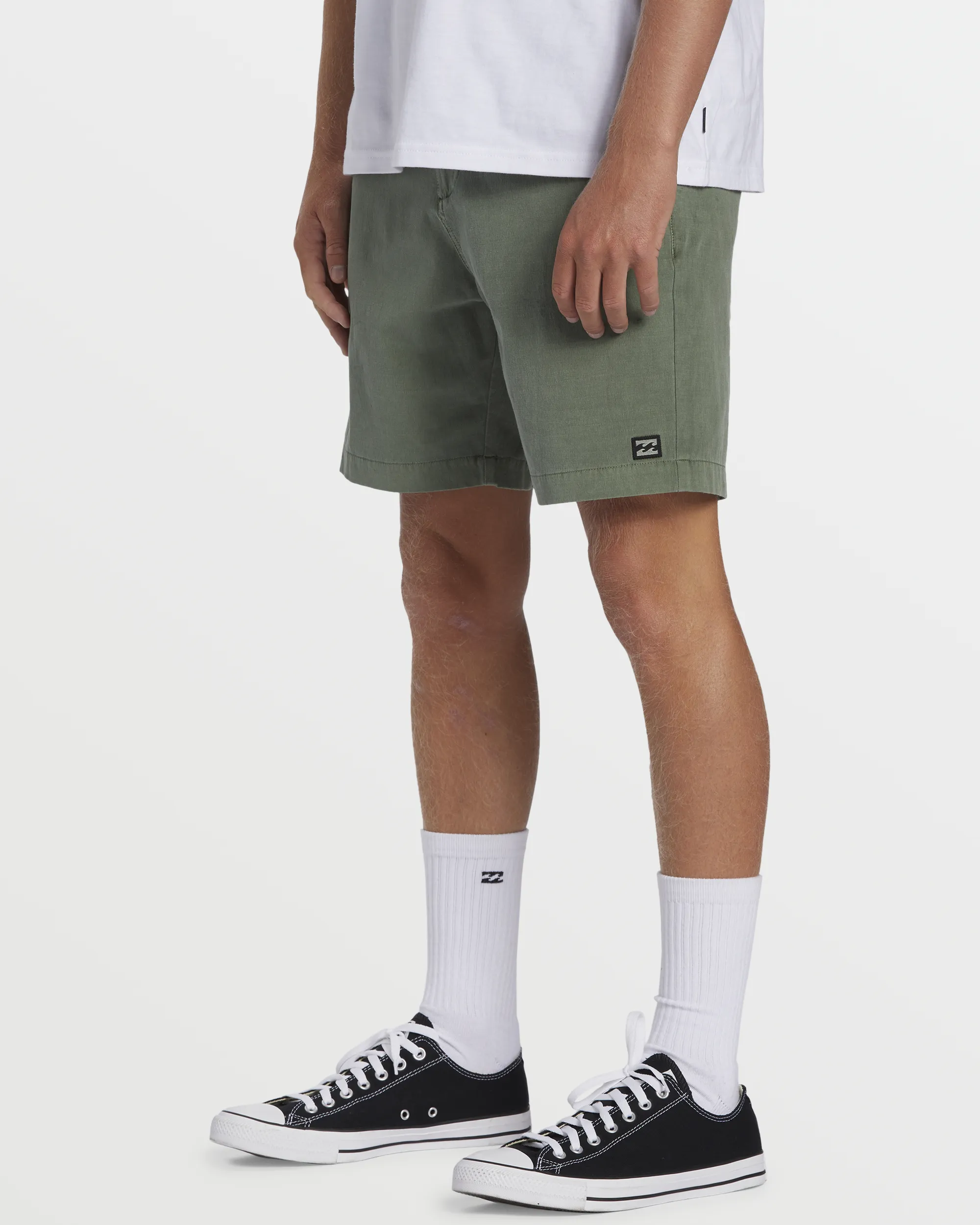 Crossfire Wave Wash Submersible 18" Hybrid Shorts - Sage Billabong