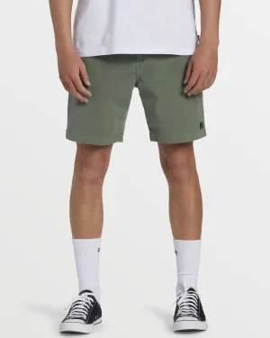Crossfire Wave Wash Submersible 18" Hybrid Shorts - Sage Billabong