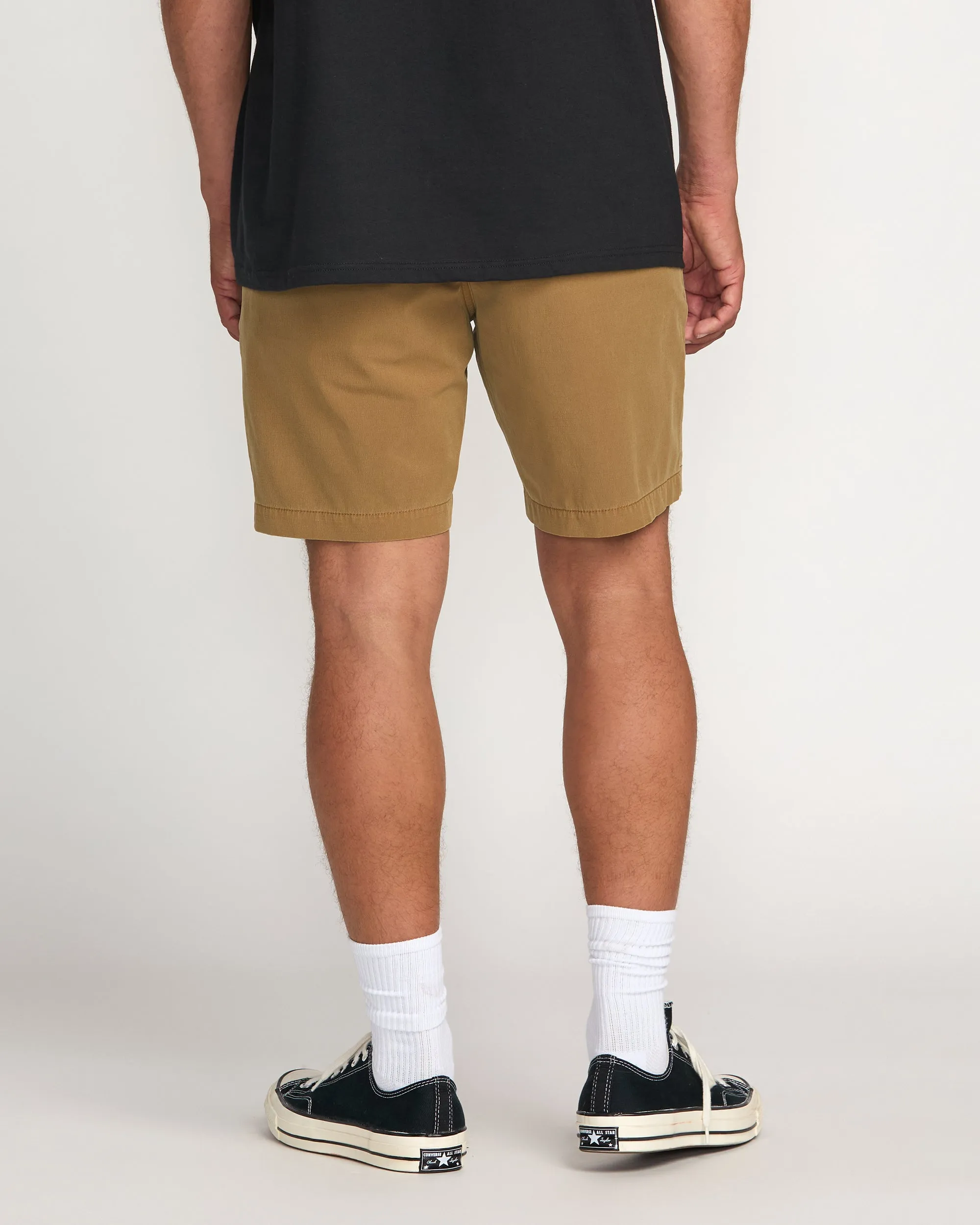 Crossfire Wave Wash Submersible 18" Hybrid Shorts - Tobacco Billabong