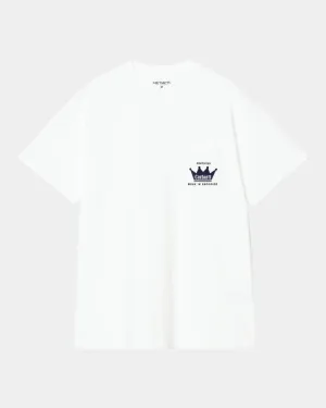 Crown Pocket T-Shirt | White Carhartt WIP