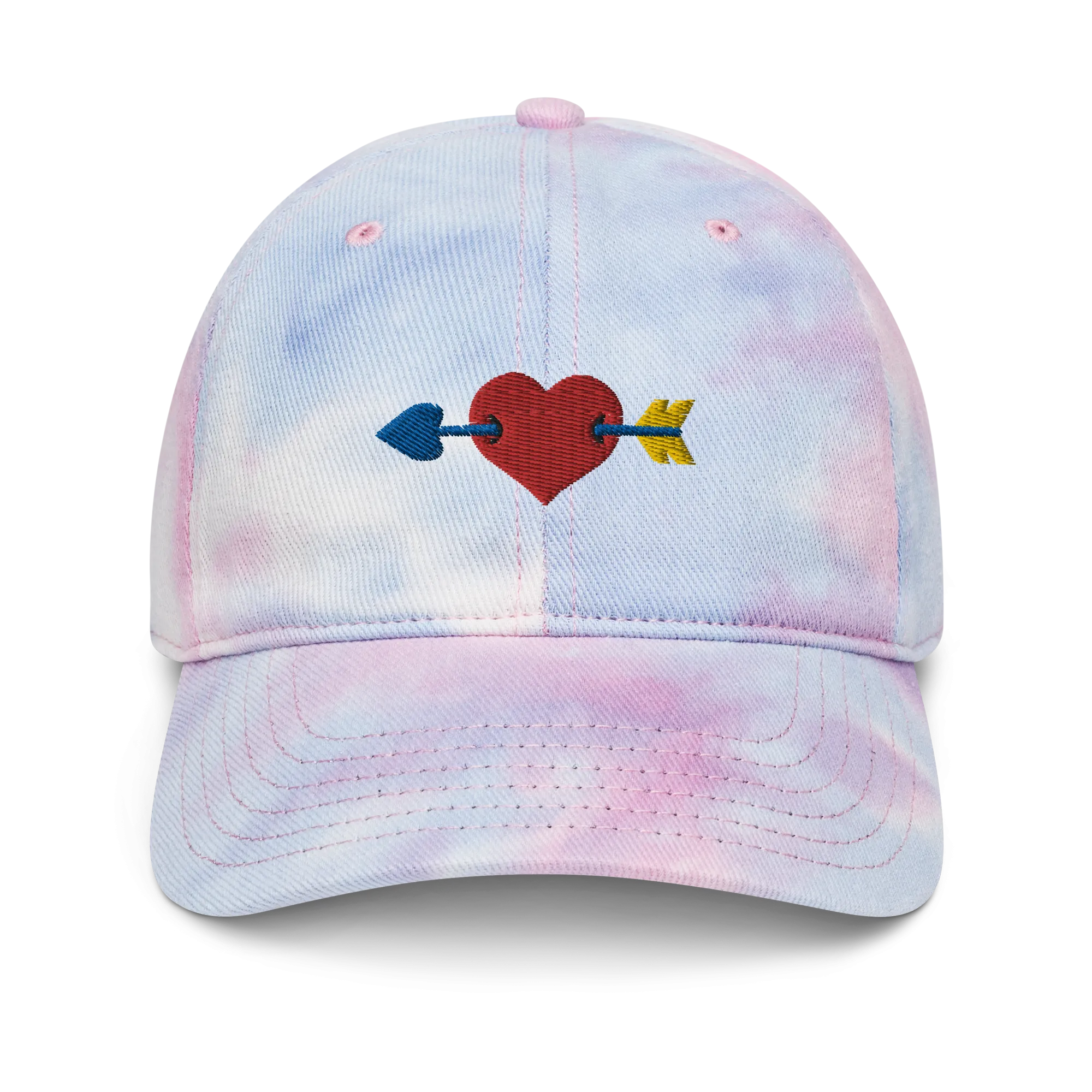 Cupid Heart Tie Dye Hat