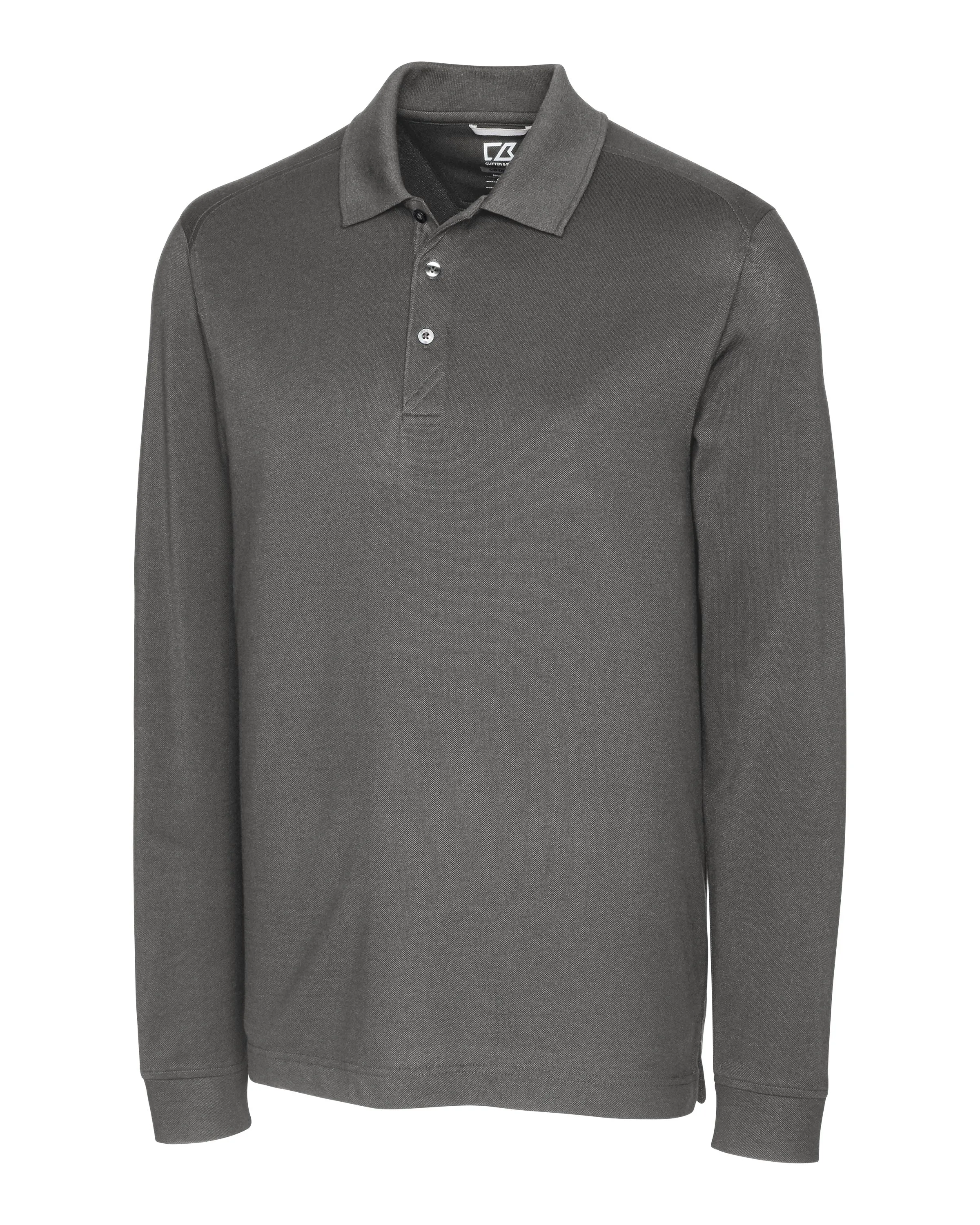 Cutter & Buck Advantage Tri-Blend Pique Long Sleeve Polo