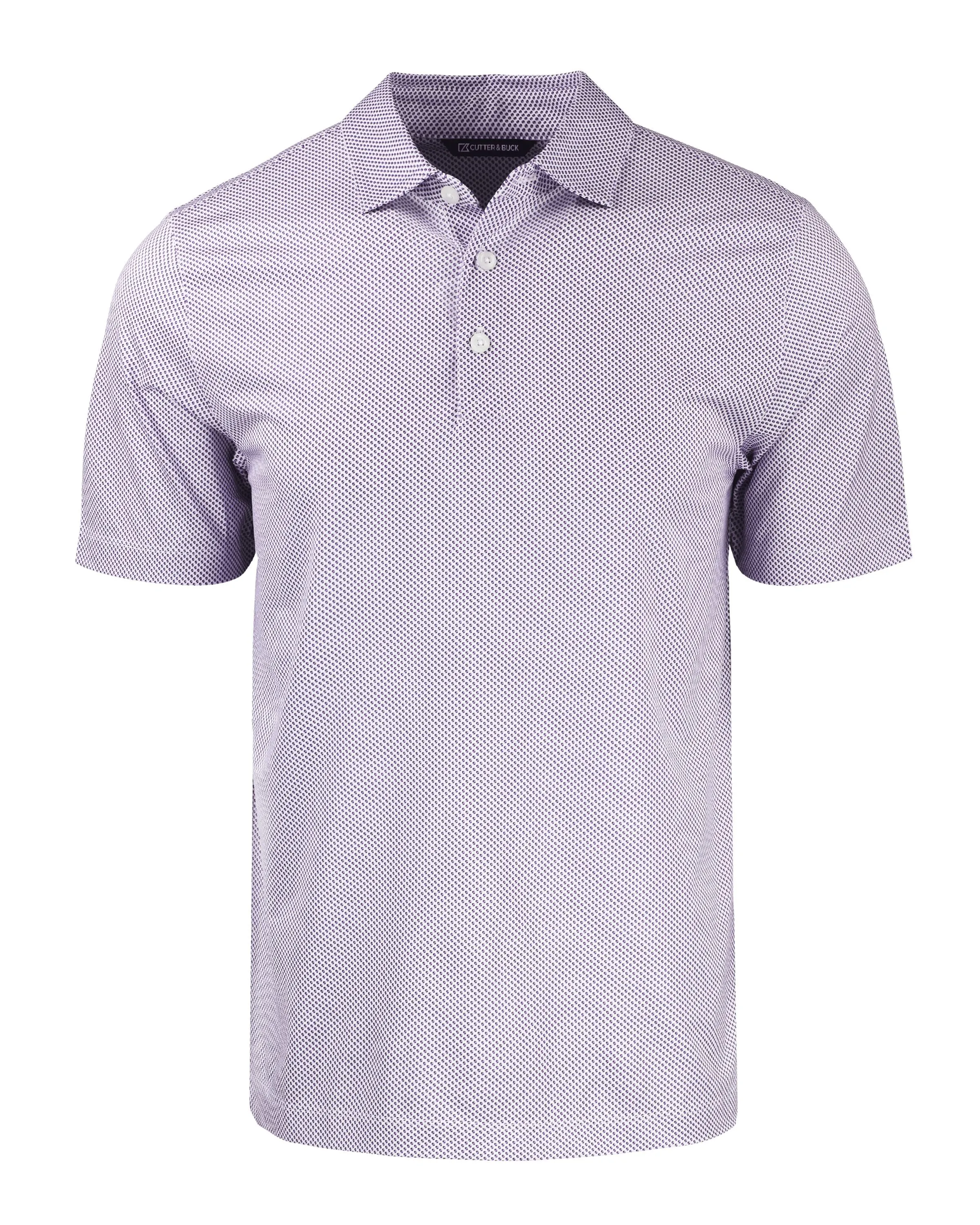 Cutter & Buck Pike Eco Symmetry Print Stretch Recycled Polo