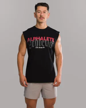 Dark Haven Cut Off - Black Alphalete Athletics