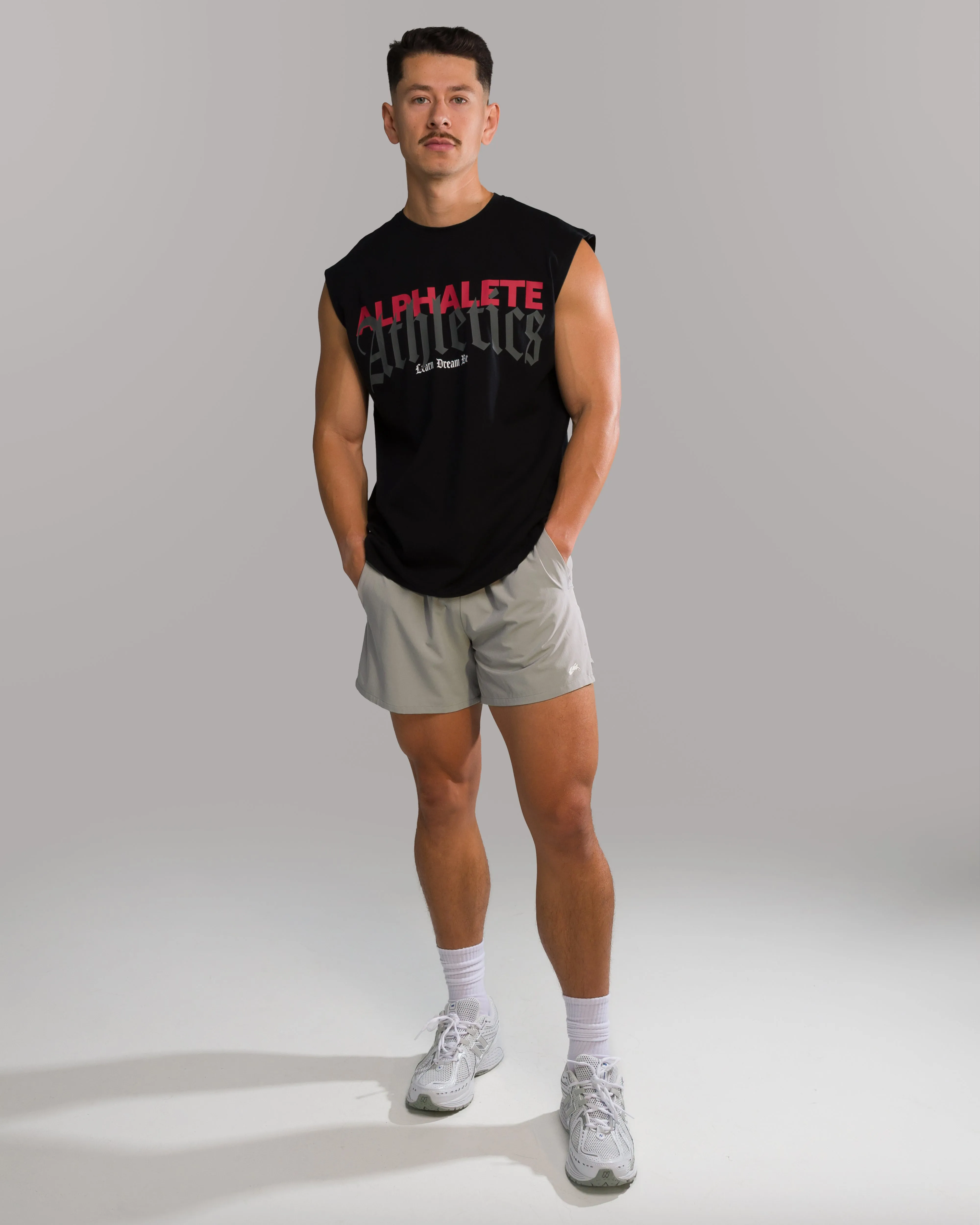 Dark Haven Cut Off - Black Alphalete Athletics