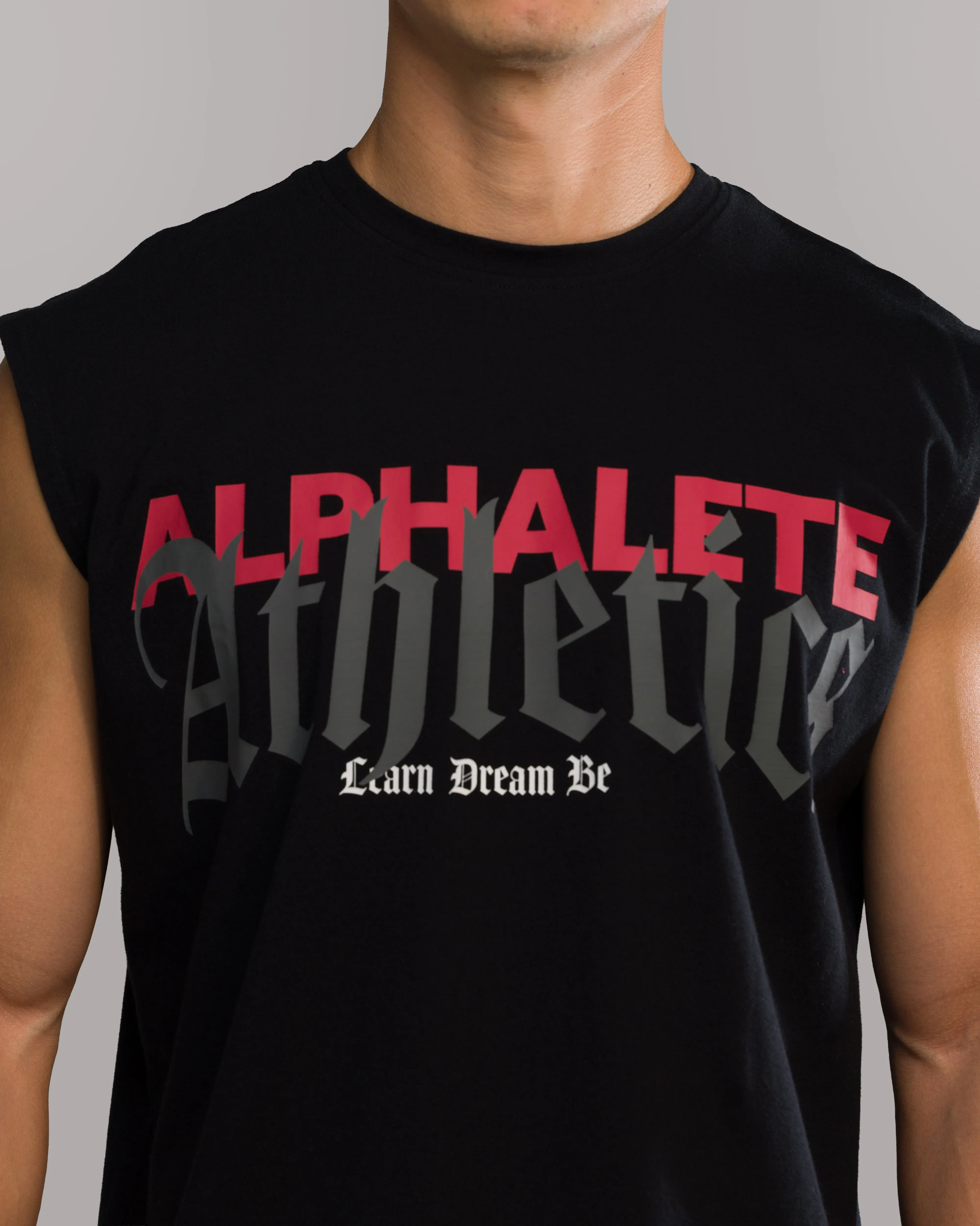 Dark Haven Cut Off - Black Alphalete Athletics