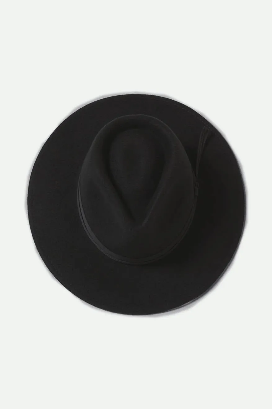 Dayton Convertabrim Rancher Hat - Black/Black Brixton