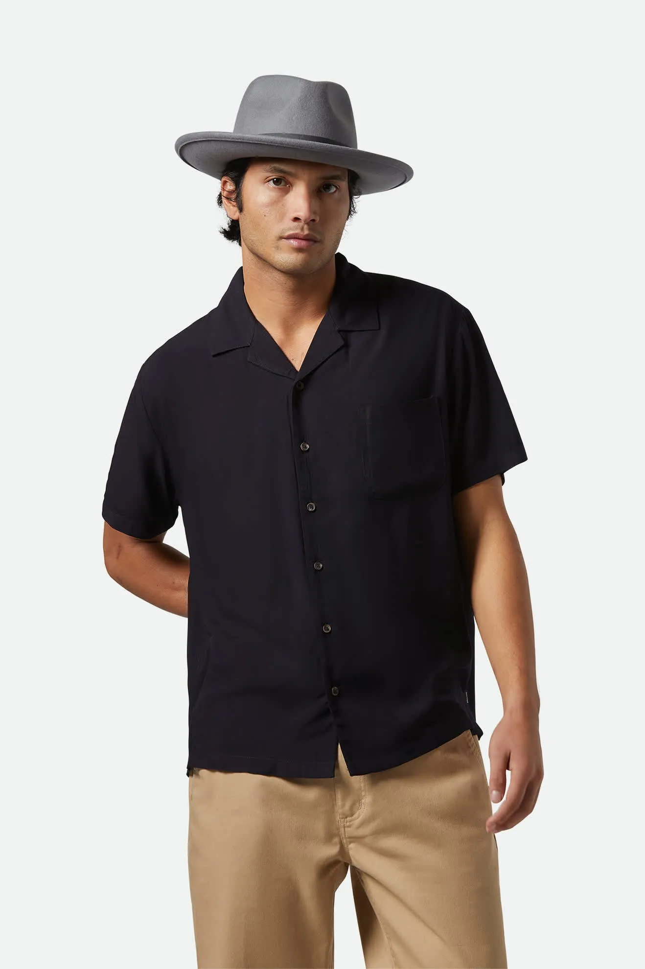 Dayton Convertabrim Rancher Hat - Grey Brixton