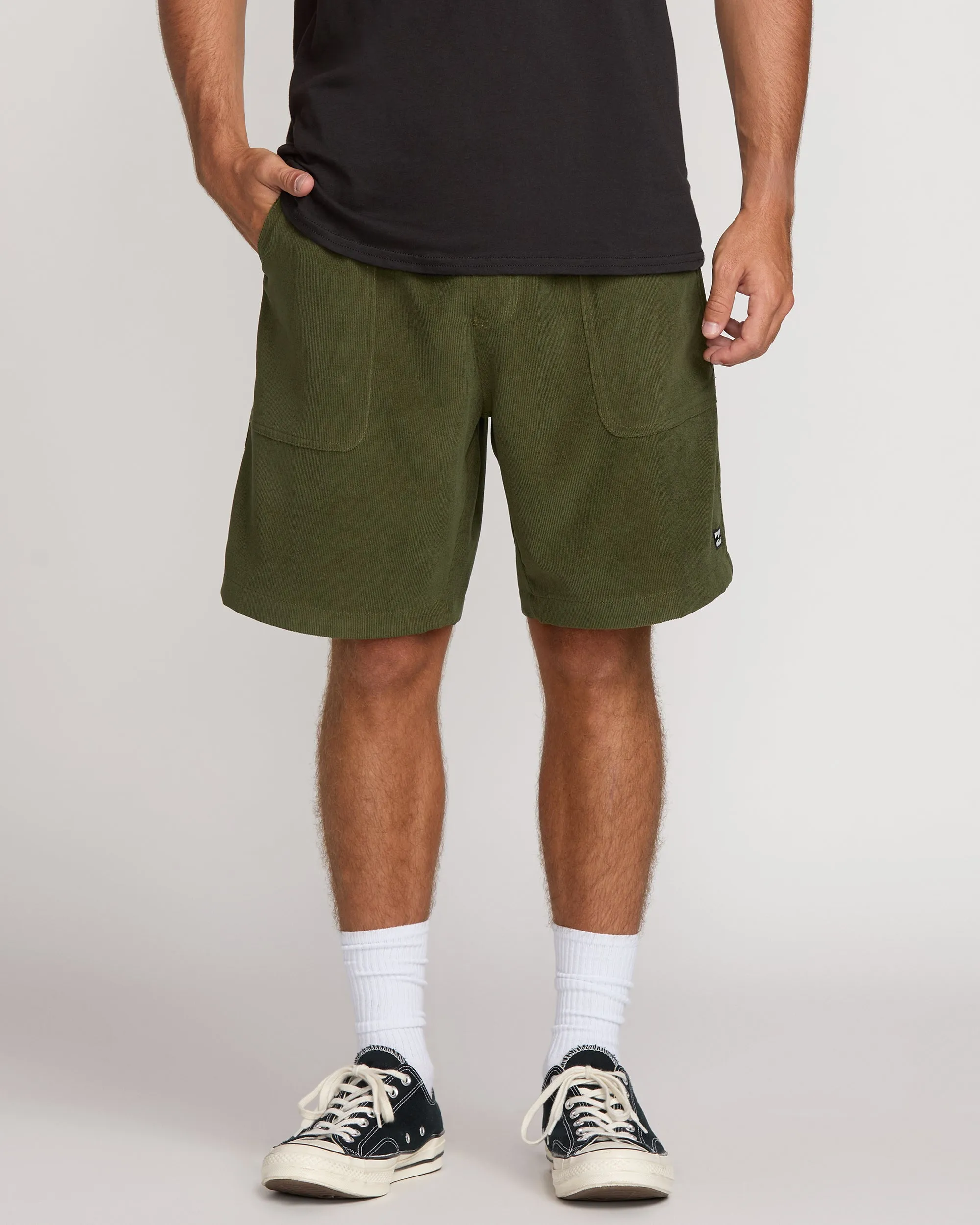 De La Cruz Submersible Hybrid Shorts - Olive Billabong