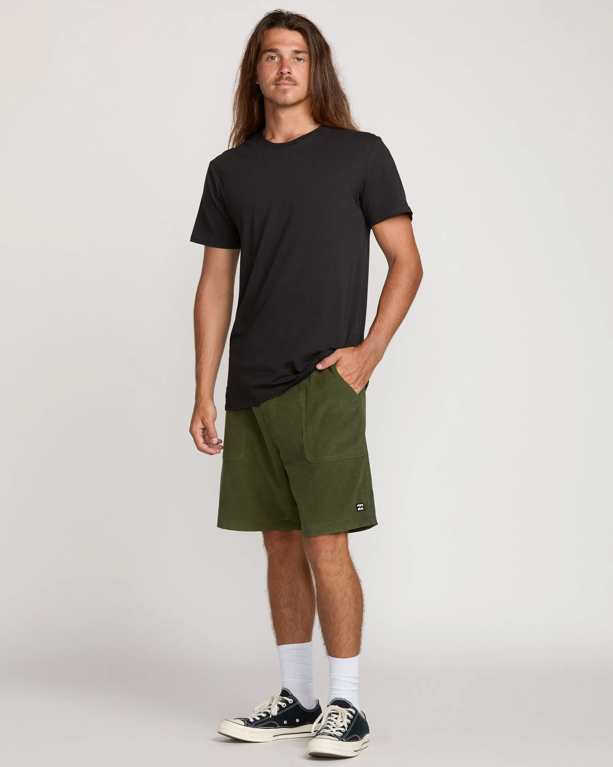 De La Cruz Submersible Hybrid Shorts - Olive Billabong