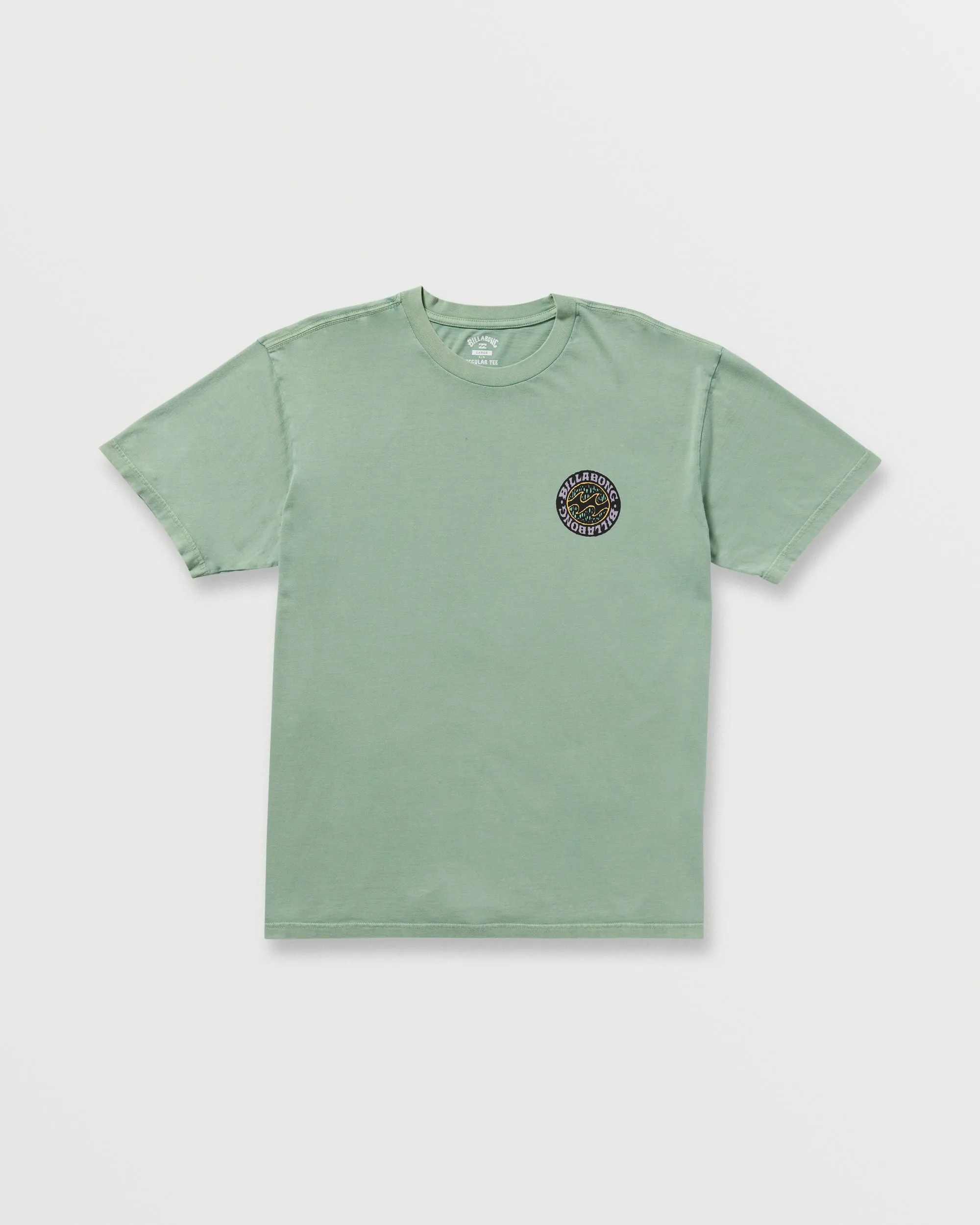 Decal Regular Wave Wash Tee - Mist Green Billabong