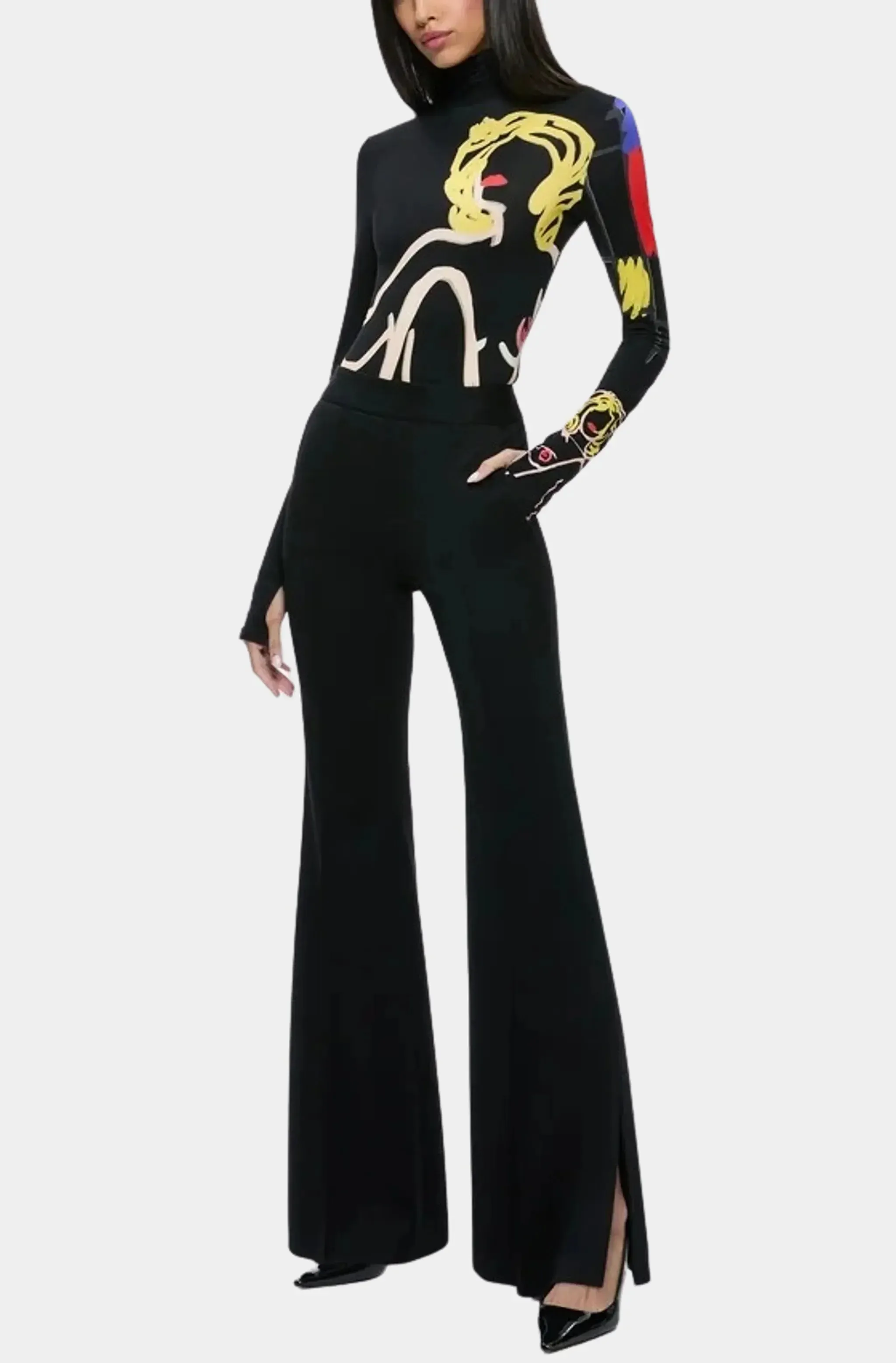 Delaina Long Sleeve Turtleneck Top
