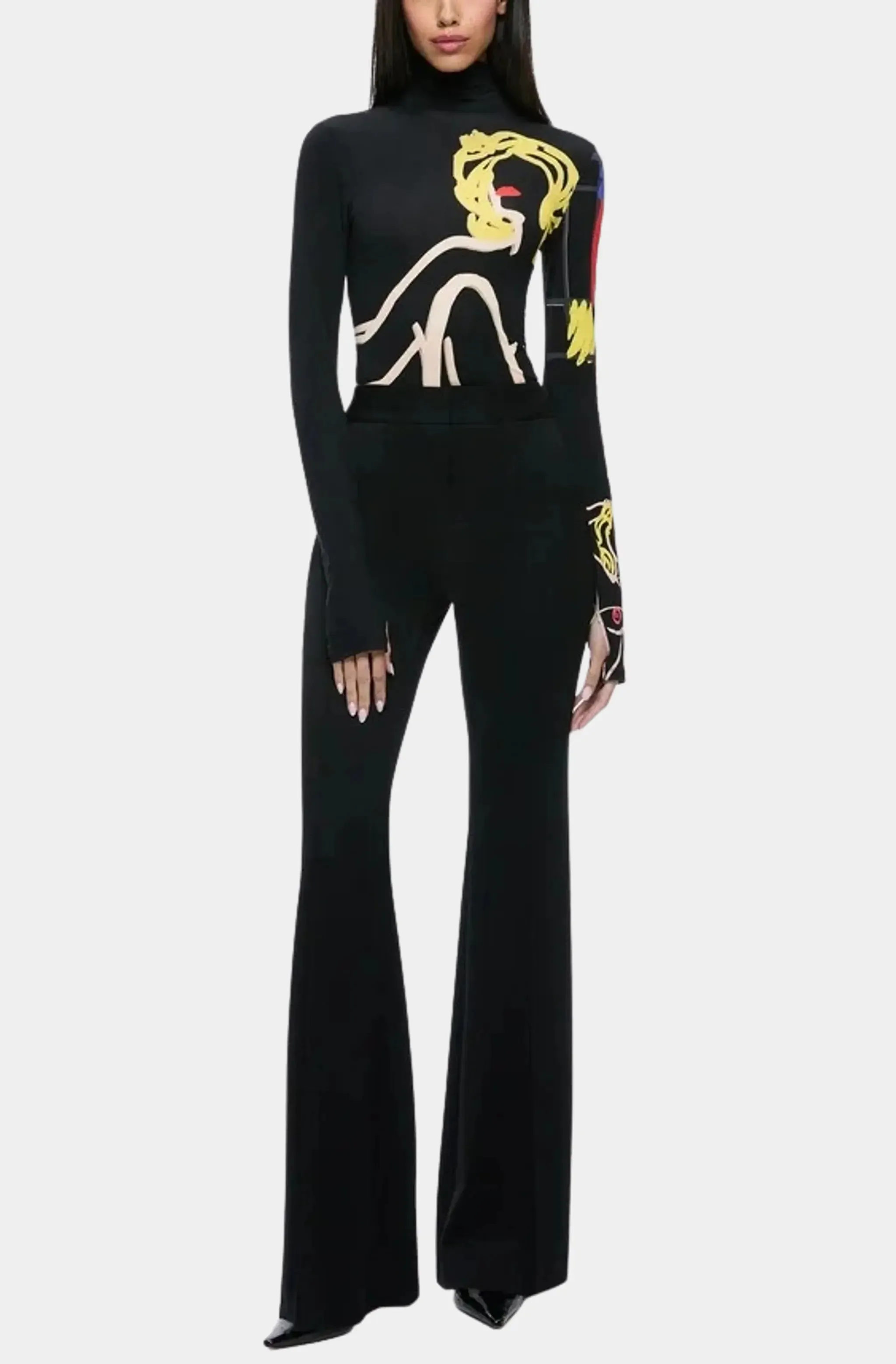 Delaina Long Sleeve Turtleneck Top